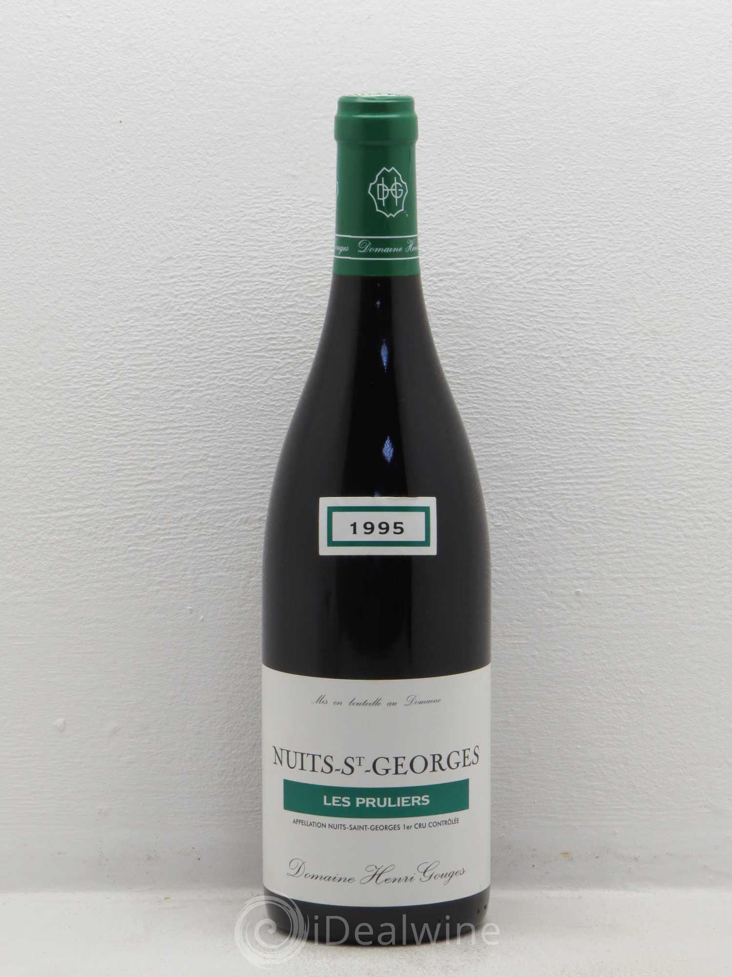Nuits-Saint-Georges 1er Cru Les Pruliers Henri Gouges 1995 - Lot de 1 bouteille - 0