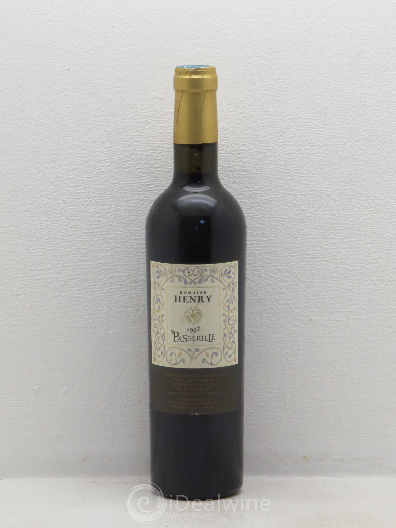 Vin de France Passerille Domaine Henry 50cl 1997 - Posten von 1 Flasche - 0