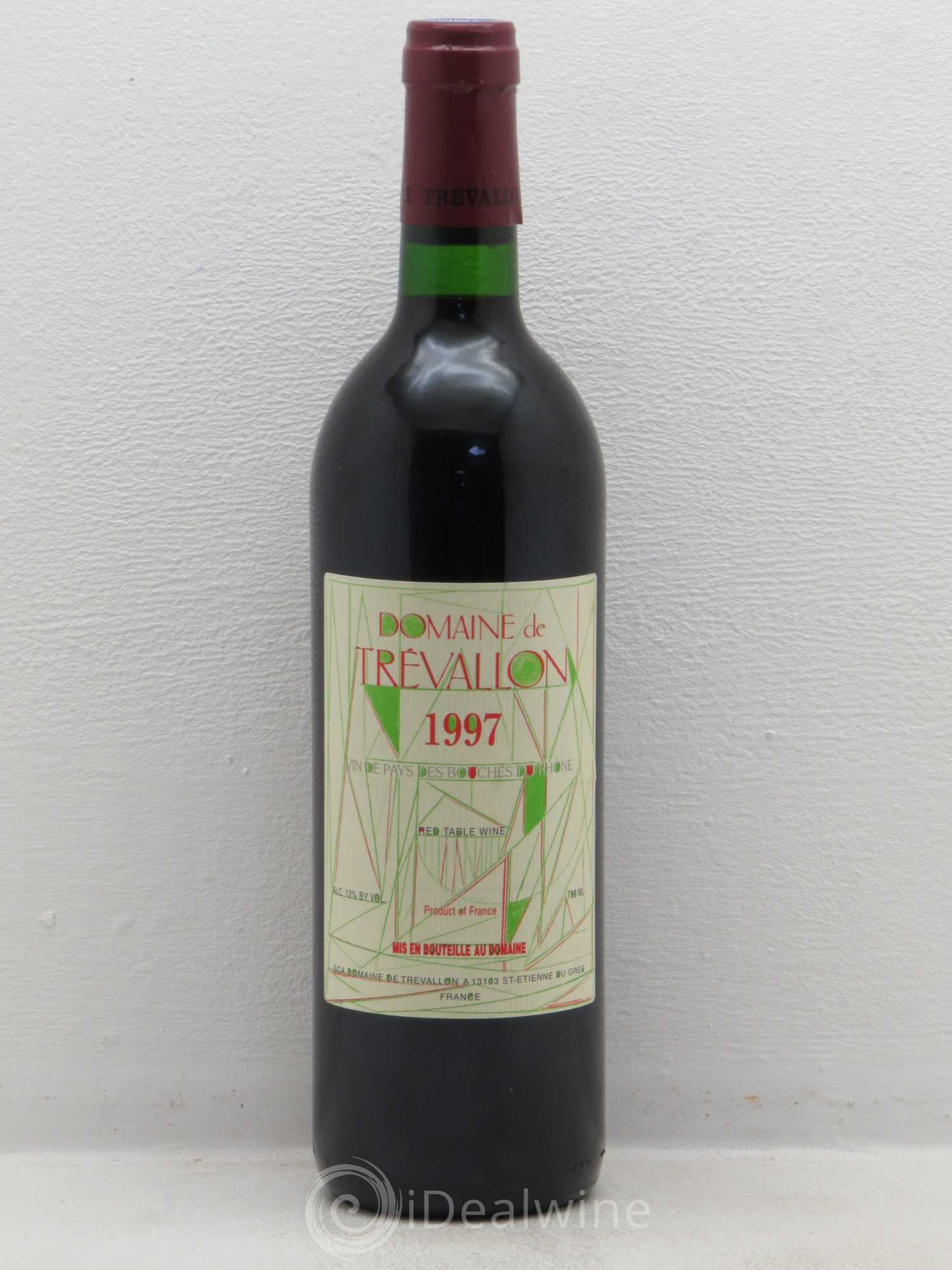 VDP Bouches du Rhône Trévallon (Domaine de) Eloi Dürrbach 1997 - Lot de 1 bouteille - 0