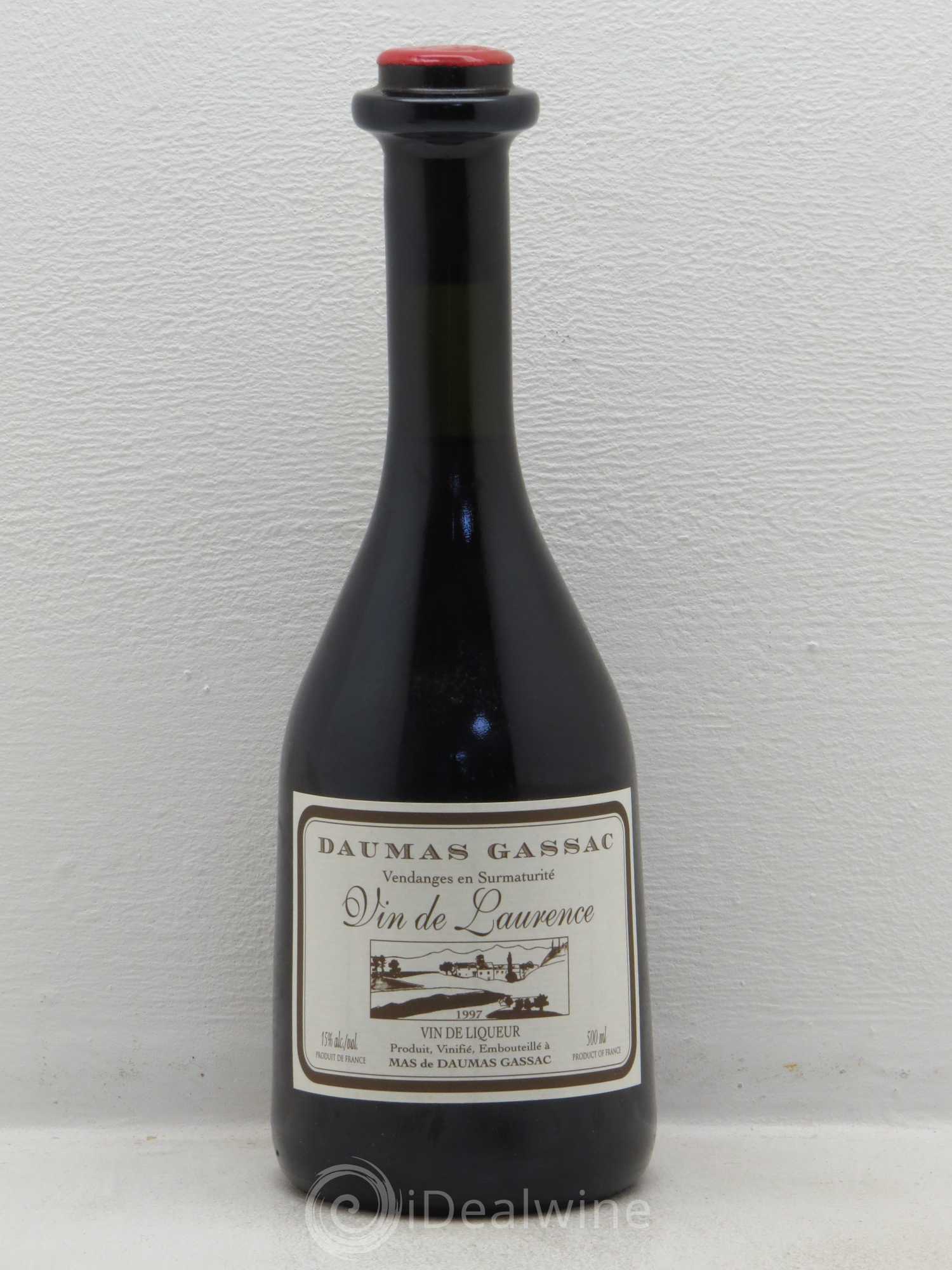 Divers Vin de Laurence vin de liqueur Daumas Gassac 50cl 1997 - Posten von 1 Flasche - 0