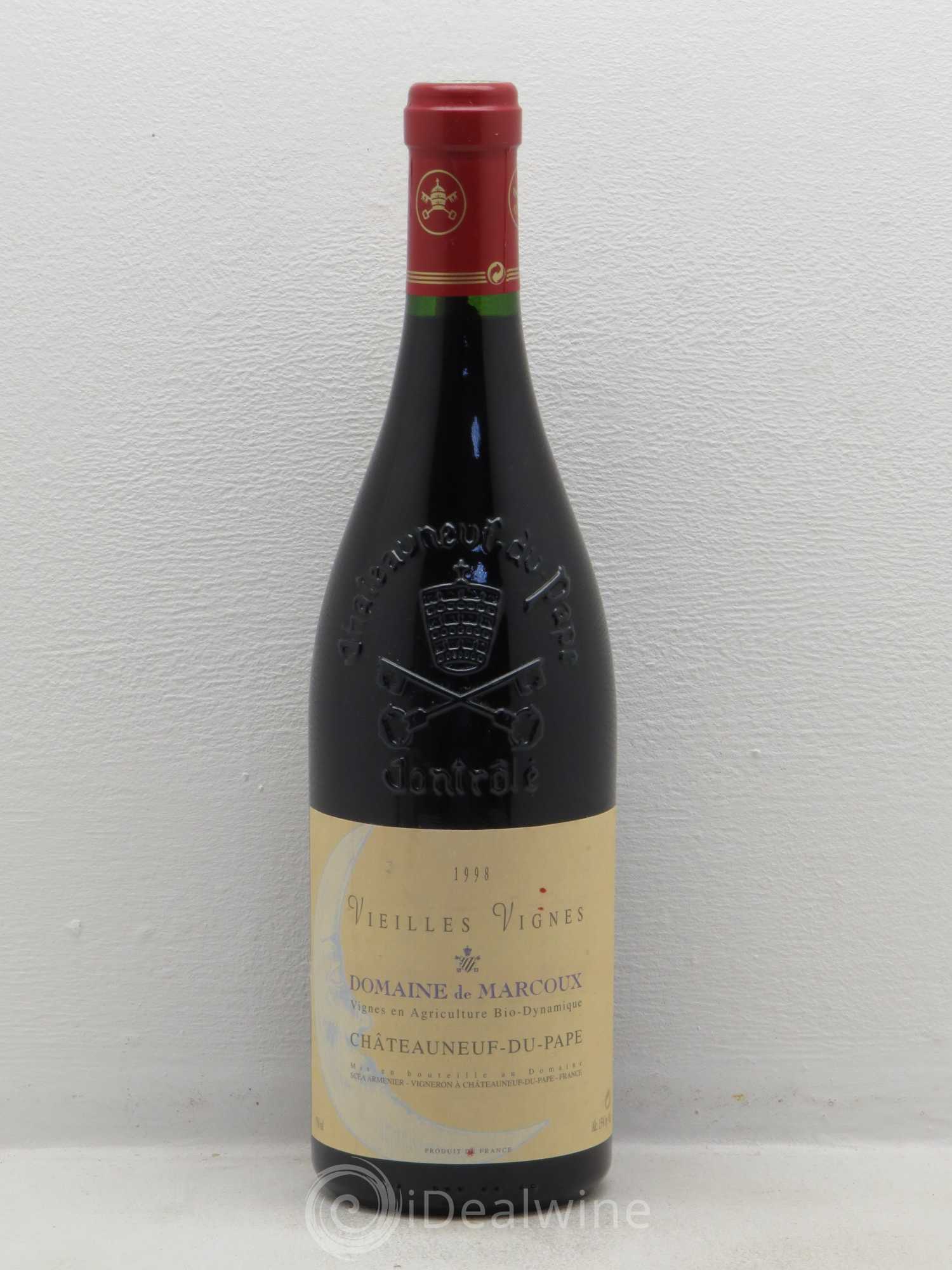 Châteauneuf-du-Pape Vieilles Vignes Marcoux (Domaine de) 1998 - Lot de 1 bouteille - 0