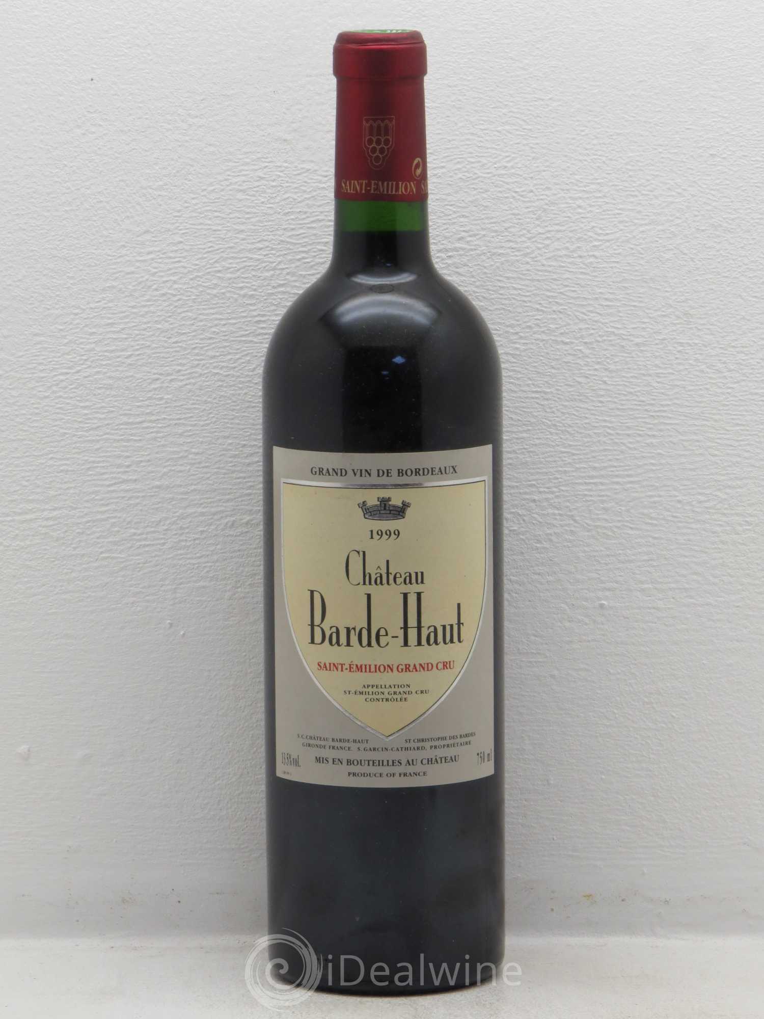 Château Barde Haut Grand Cru Classé 1999 - Lot de 1 bouteille - 0