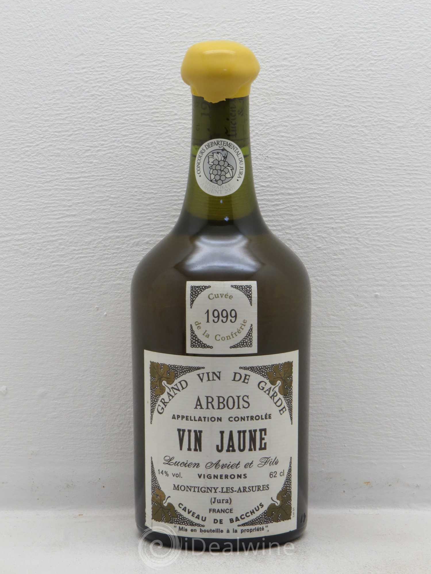 Arbois Vin Jaune Lucien Aviet & Fils cuvee de la confrérie 1999 - Posten von 1 Flasche - 0