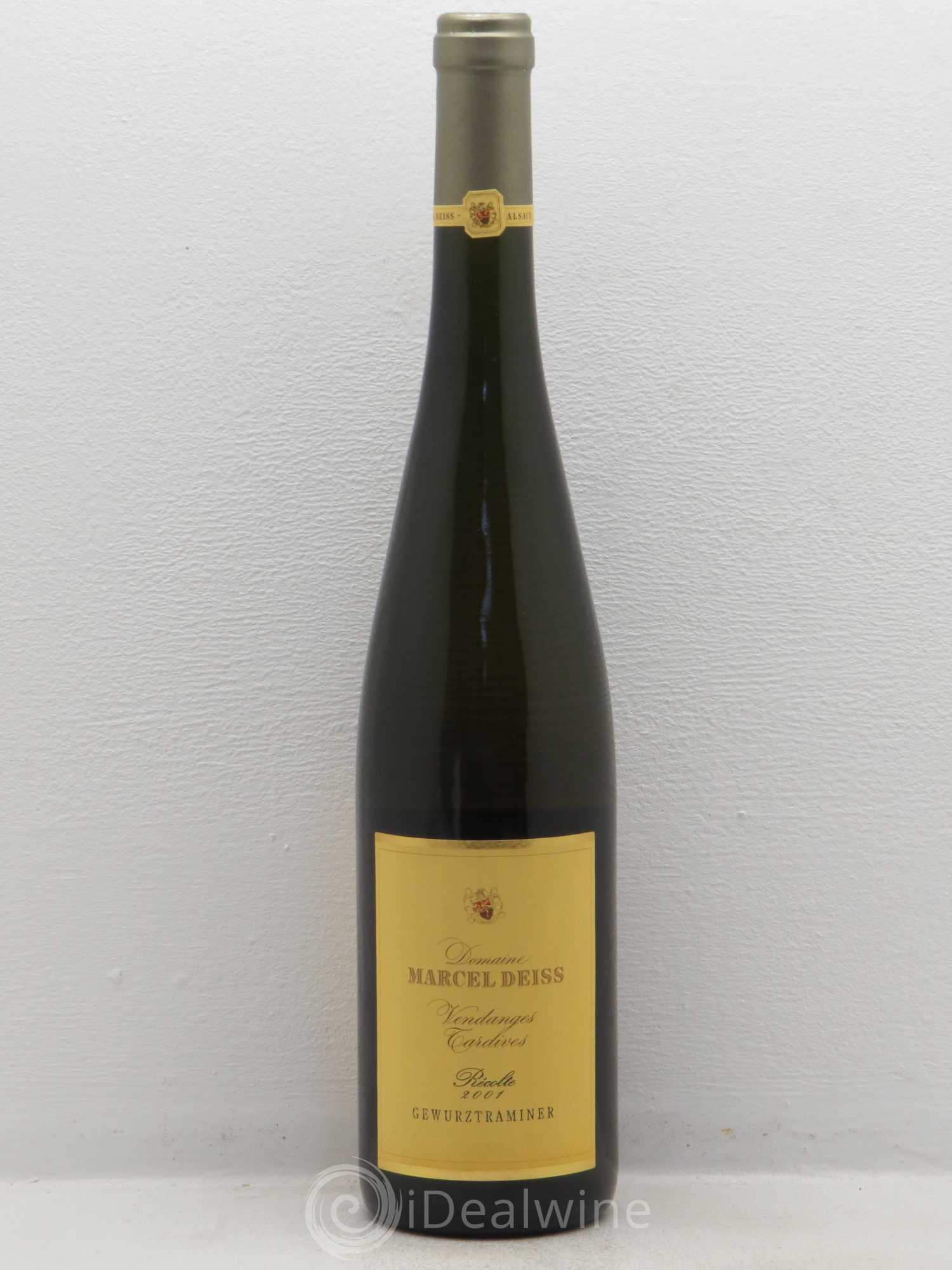 Gewurztraminer Vendanges Tardives Marcel Deiss gewurztraminer 2001 - Posten von 1 Flasche - 0