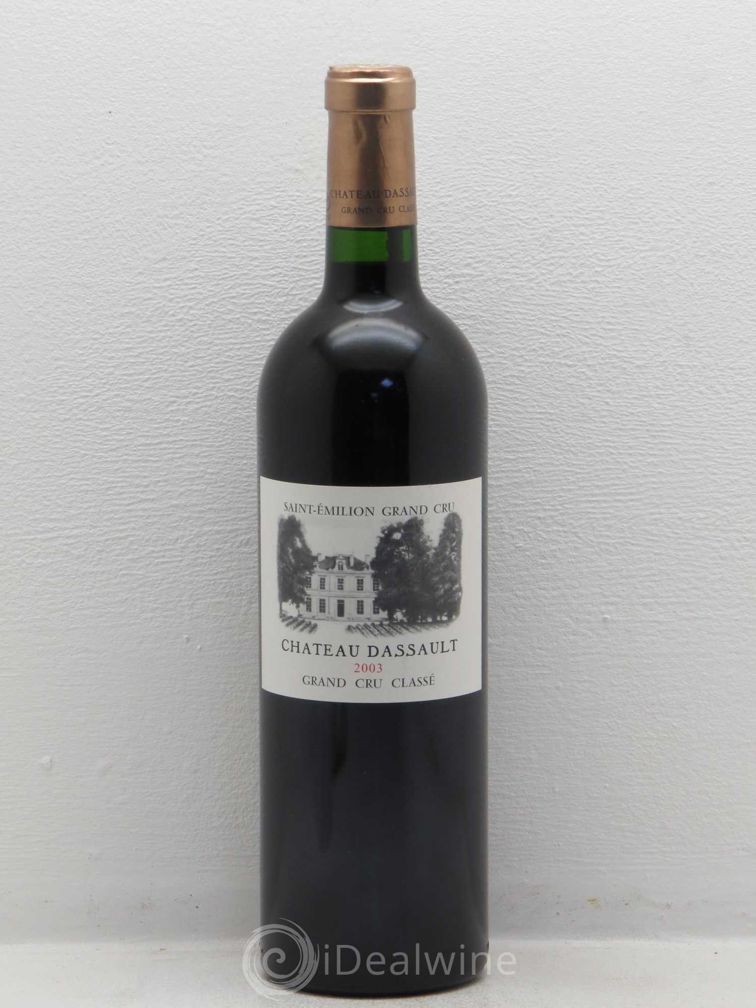 Château Dassault Grand Cru Classé 2003 - Lot de 1 bouteille - 0