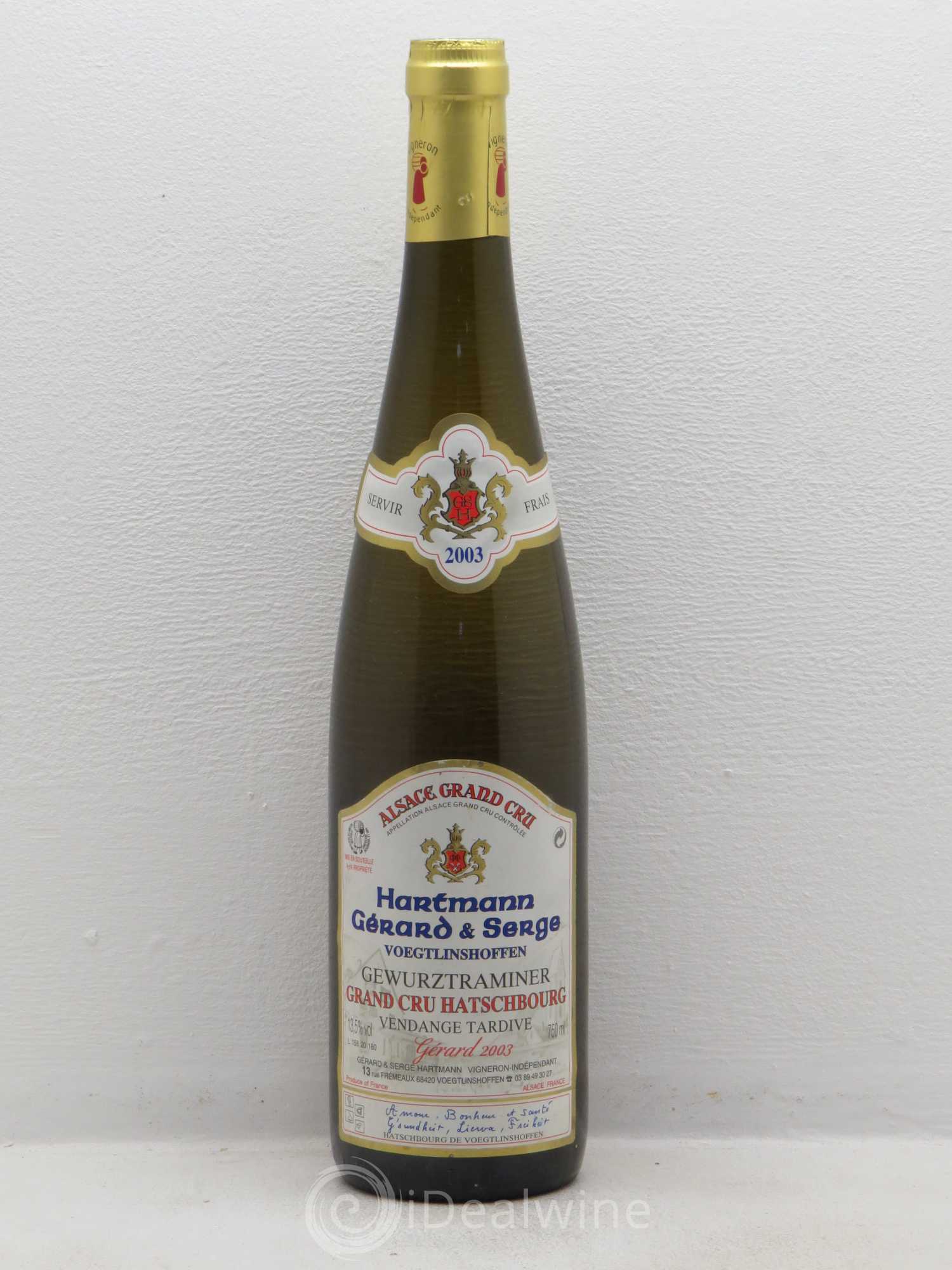 Gewurztraminer 2003 - Posten von 1 Flasche - 0