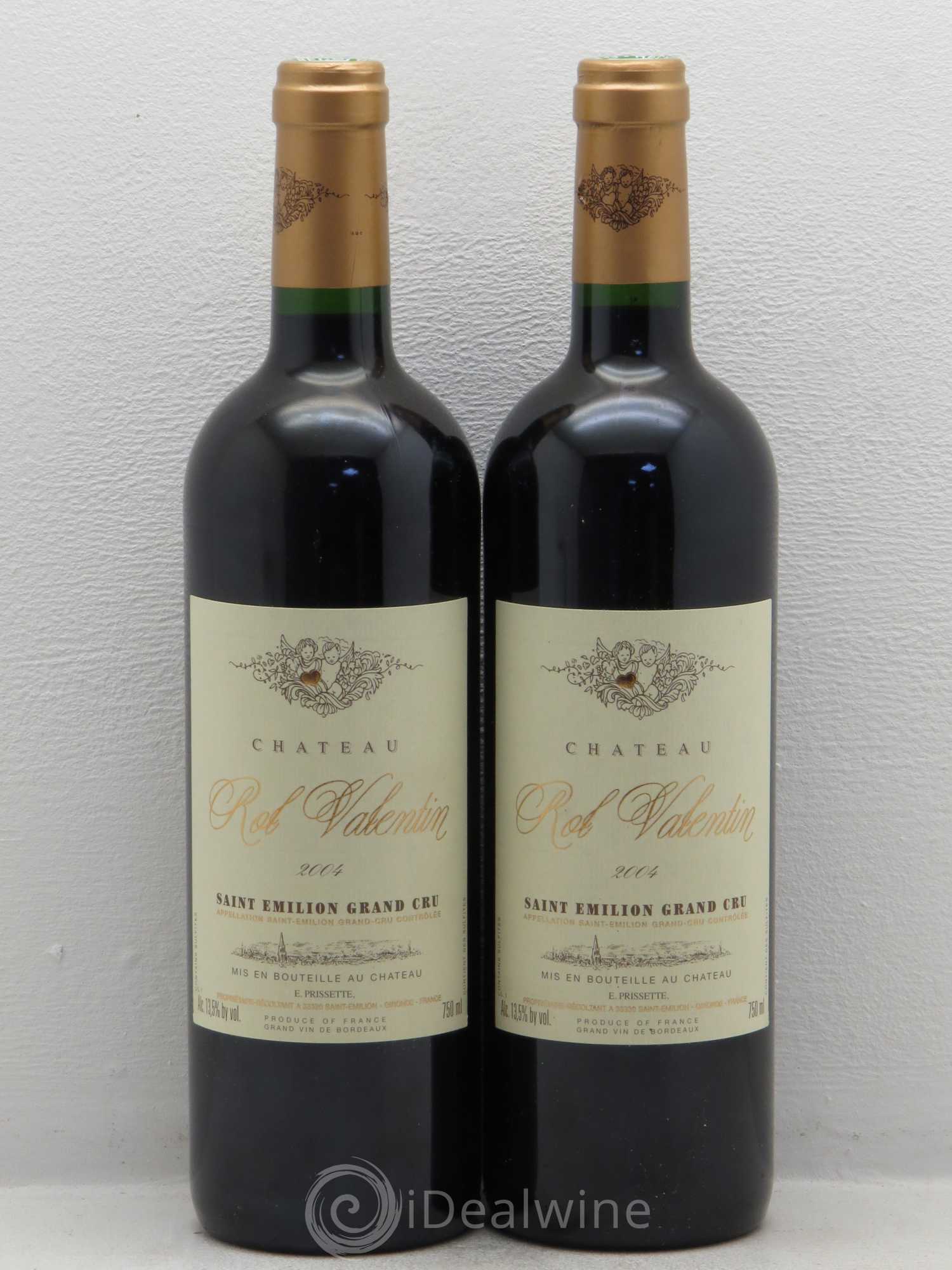 Château Rol Valentin Grand Cru Classé 2004 - Lot de 2 bouteilles - 0