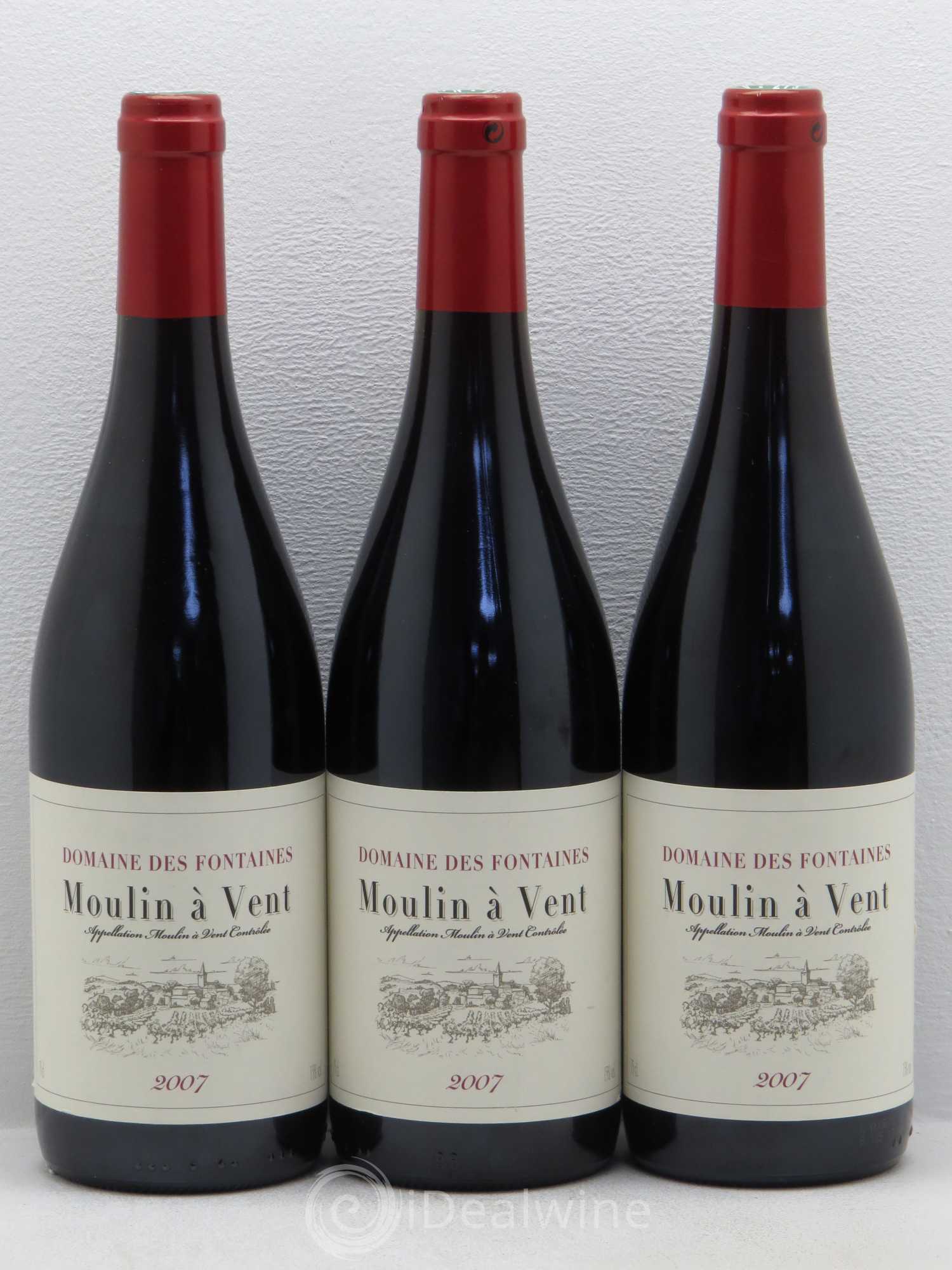 Moulin à Vent Domaine des Fontaines 2007 - Lot de 6 bouteilles - 2