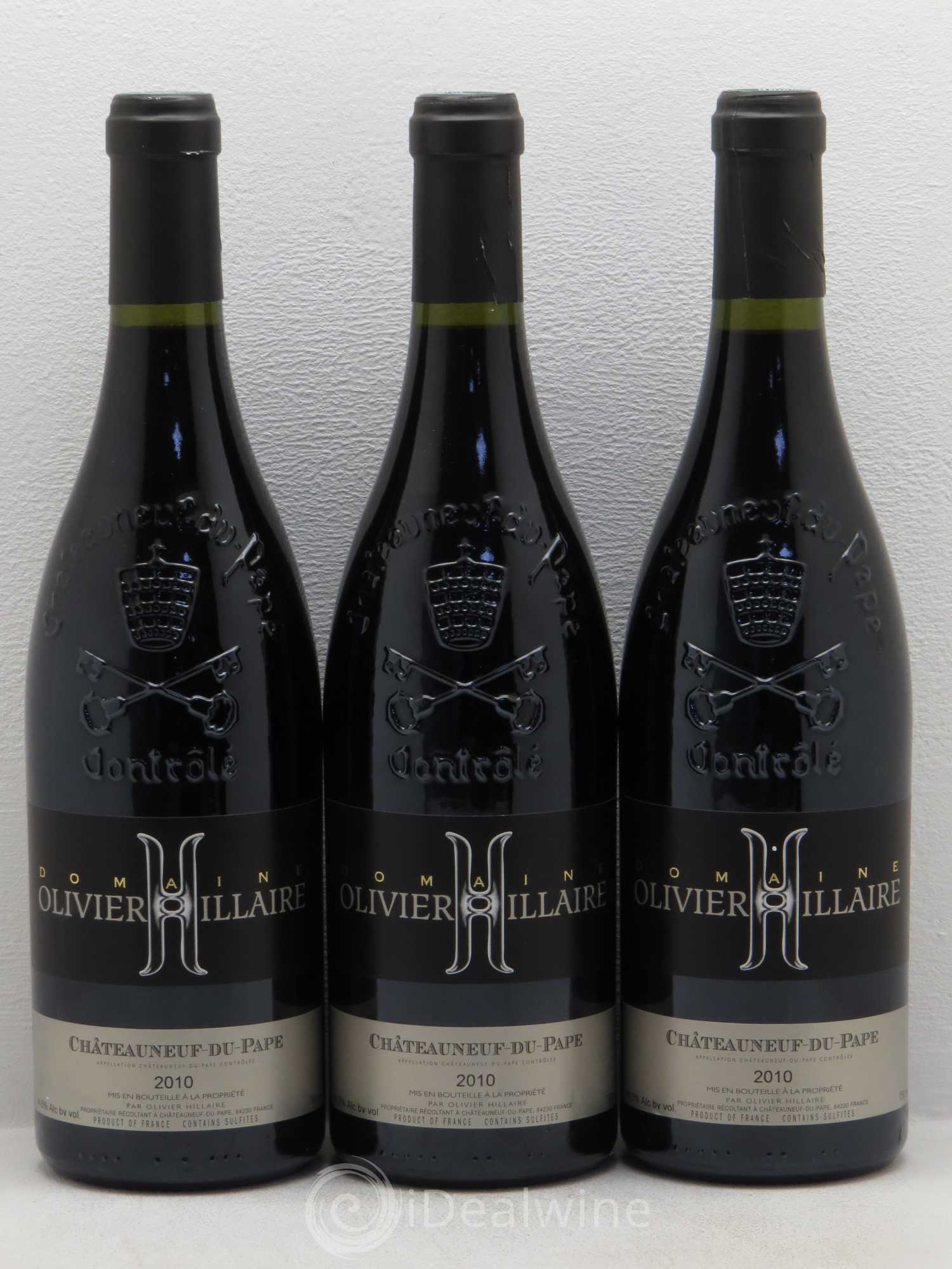 Châteauneuf-du-Pape Olivier Hillaire 2010 - Posten von 3 Flaschen - 0