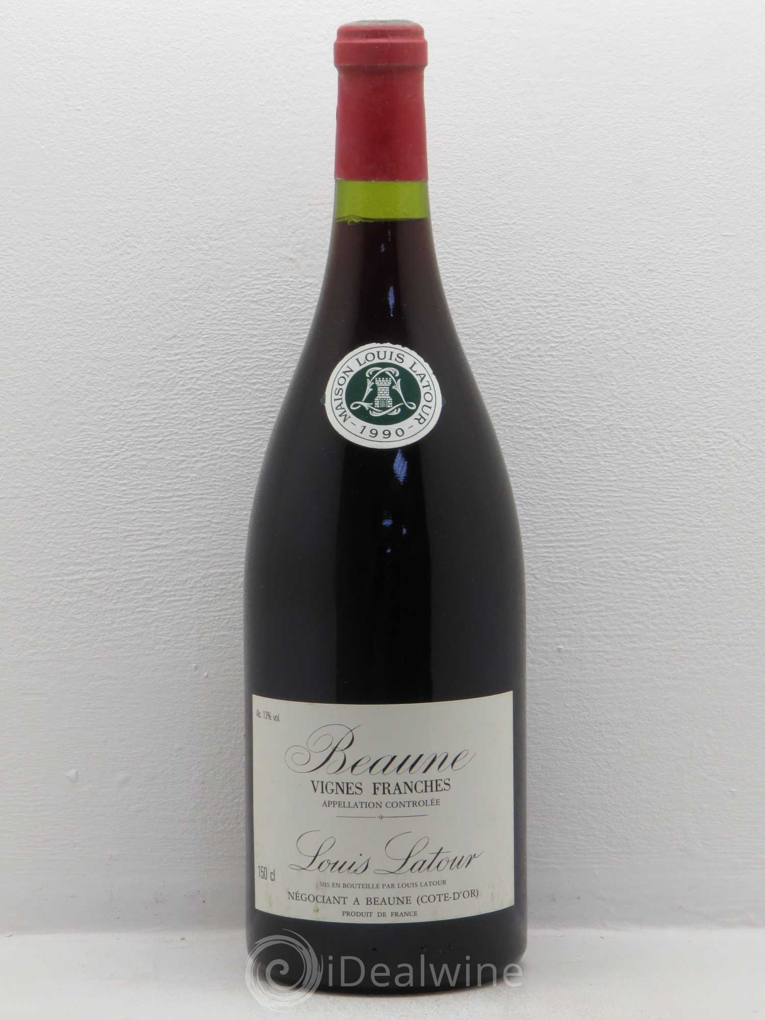 Beaune 1er Cru Vignes Franches Louis Latour 1990 - Lot de 1 magnum - 0