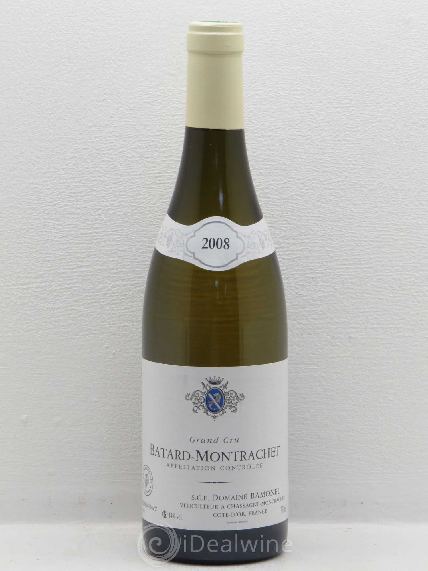 Bâtard-Montrachet Grand Cru Domaine Ramonet 2008 - Lot de 1 bouteille - 0