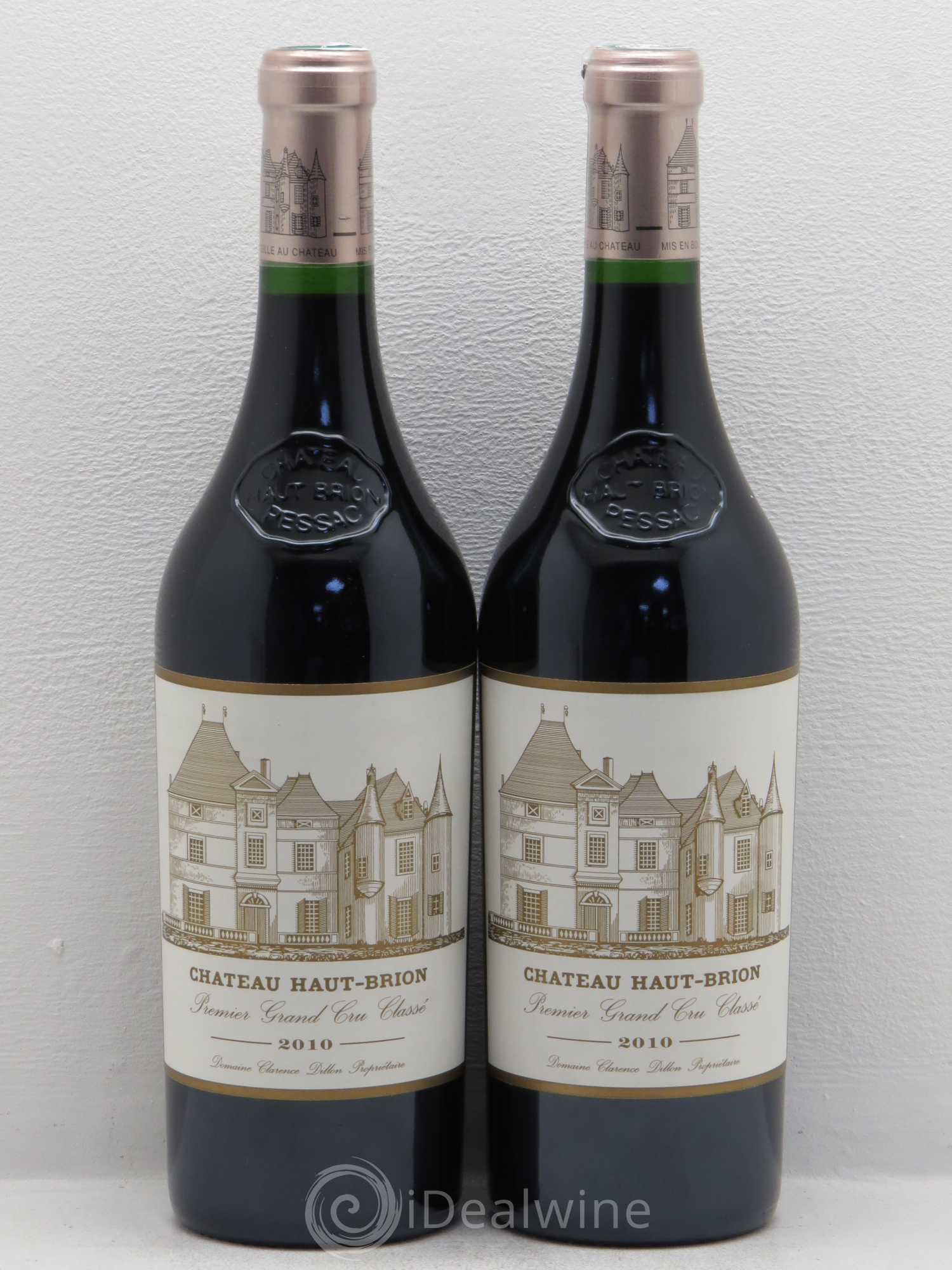 Château Haut Brion 1er Grand Cru Classé 2010 - Lot de 2 bouteilles - 0