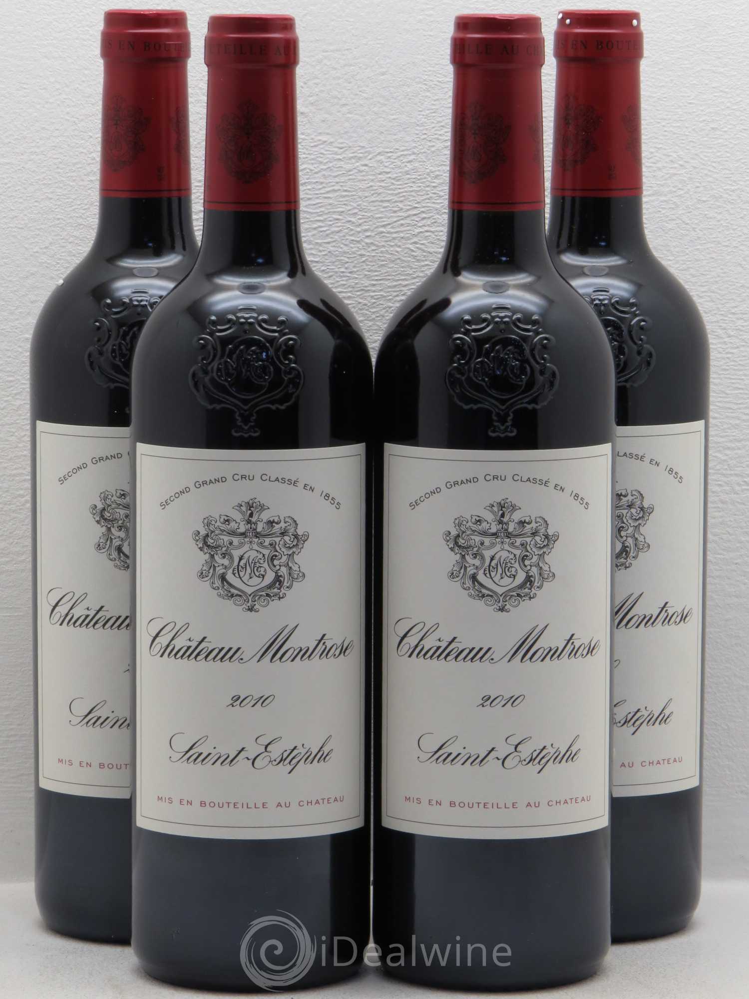 Château Montrose 2ème Grand Cru Classé 2010 - Lot de 4 bouteilles - 0