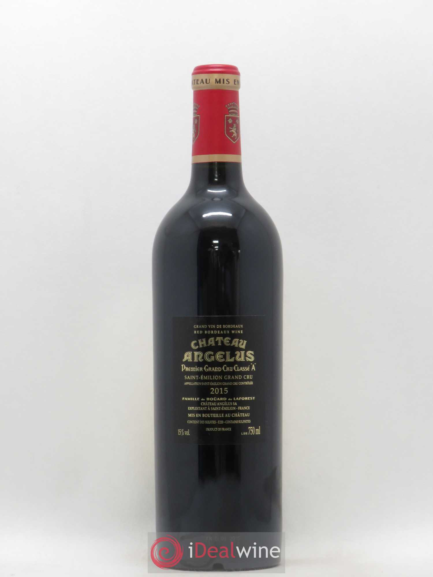 Château Angélus 1er Grand Cru Classé A  (sans prix de réserve) (sans prix de réserve) 2015 - Lot de 1 bouteille - 1