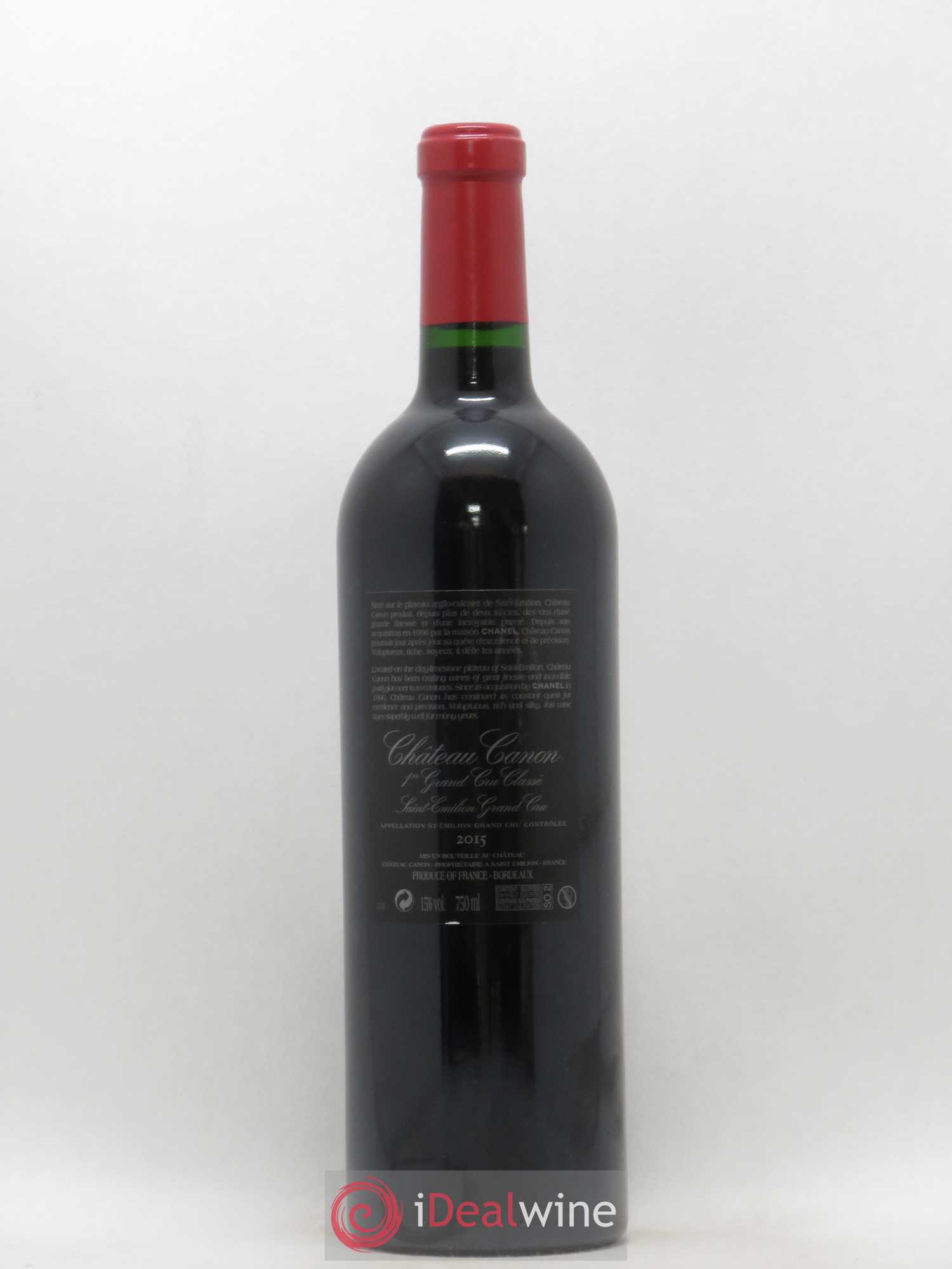 Château Canon 1er Grand Cru Classé B  (senza prezzo di riserva) 2015 - Lotto di 1 bottiglia - 1