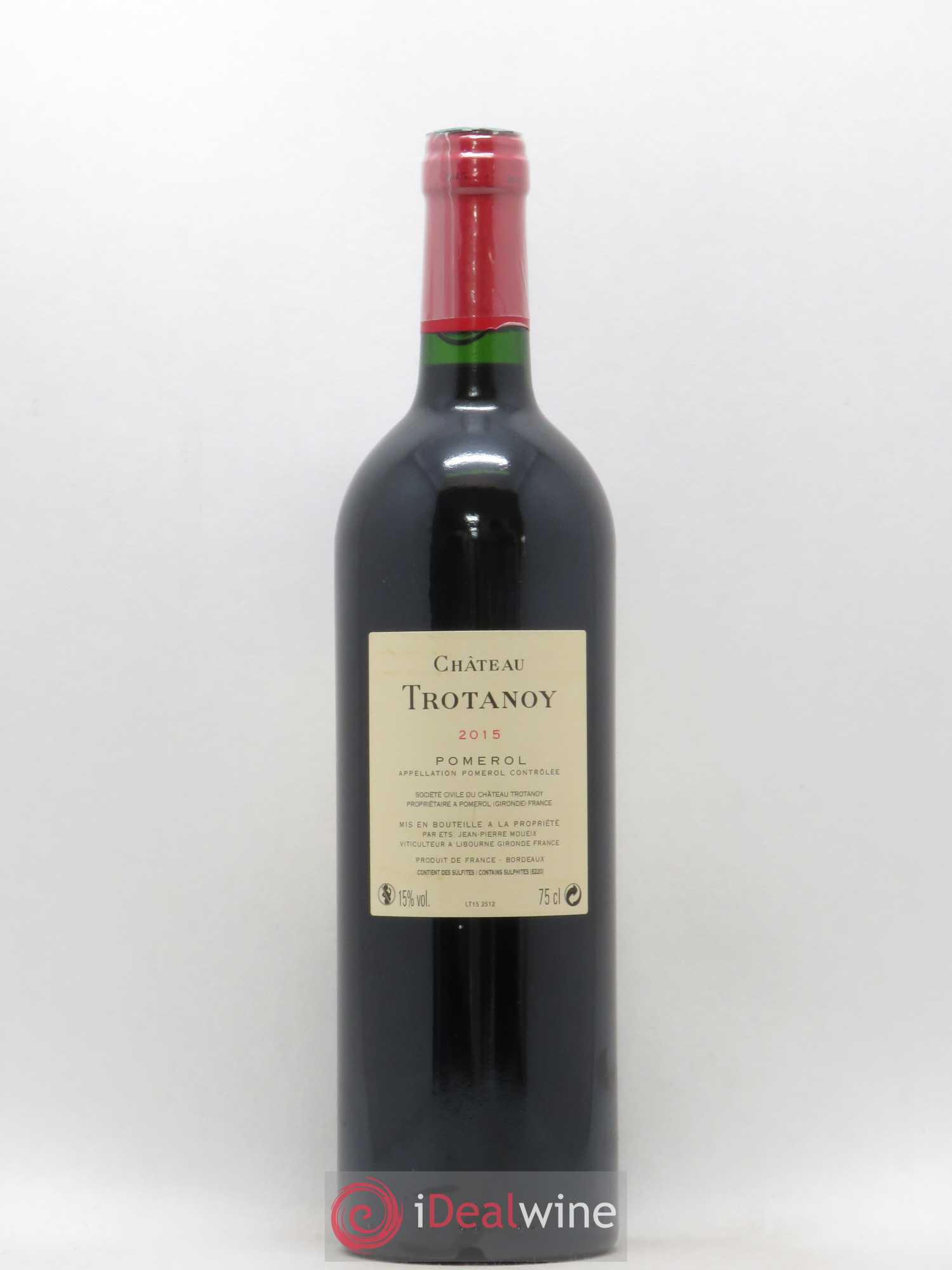 Château Trotanoy  (sans prix de réserve) (sans prix de réserve) 2015 - Lot de 1 bouteille - 1