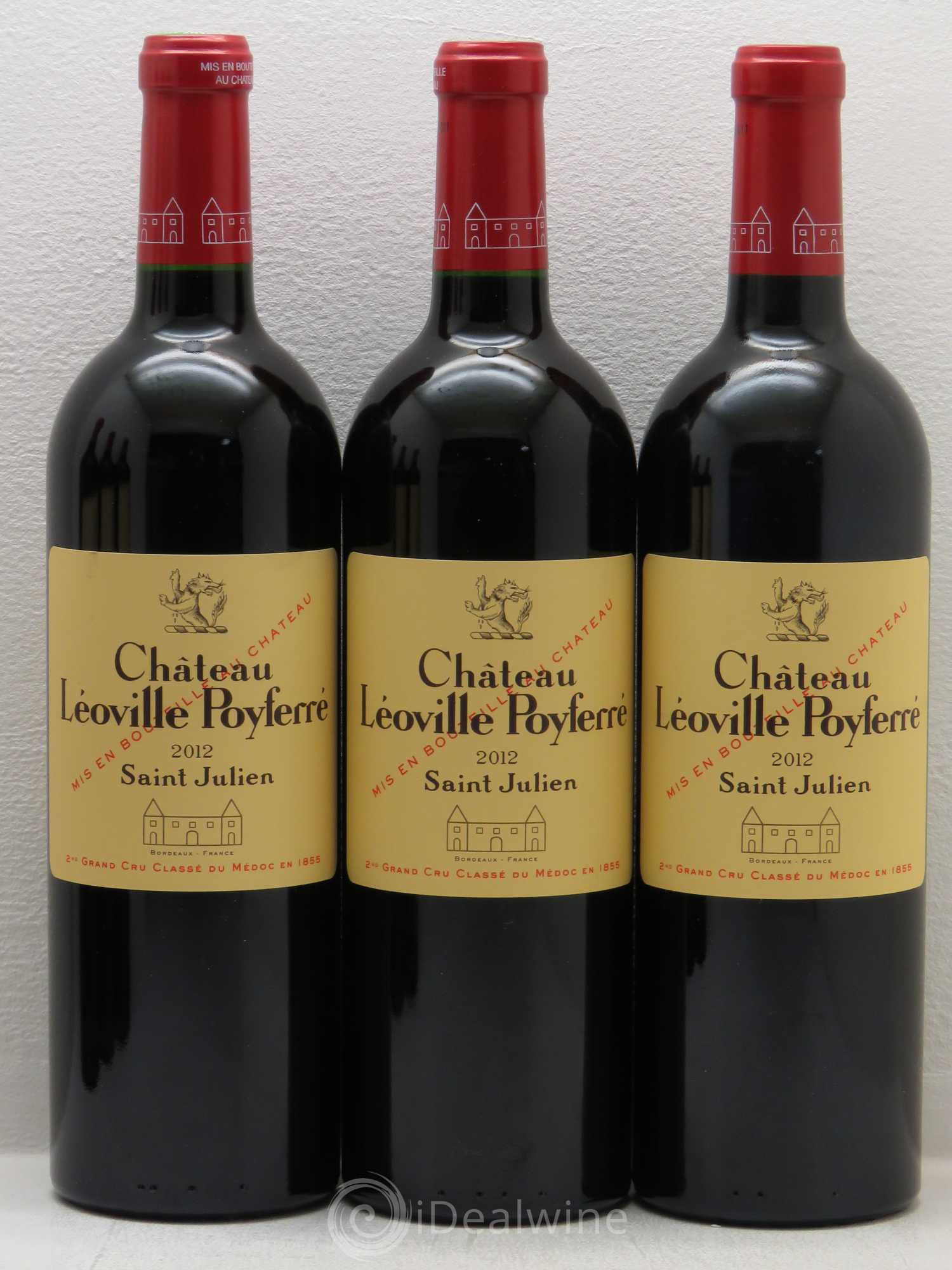 Château Léoville Poyferré 2ème Grand Cru Classé 2012 - Lot de 6 bouteilles - 1