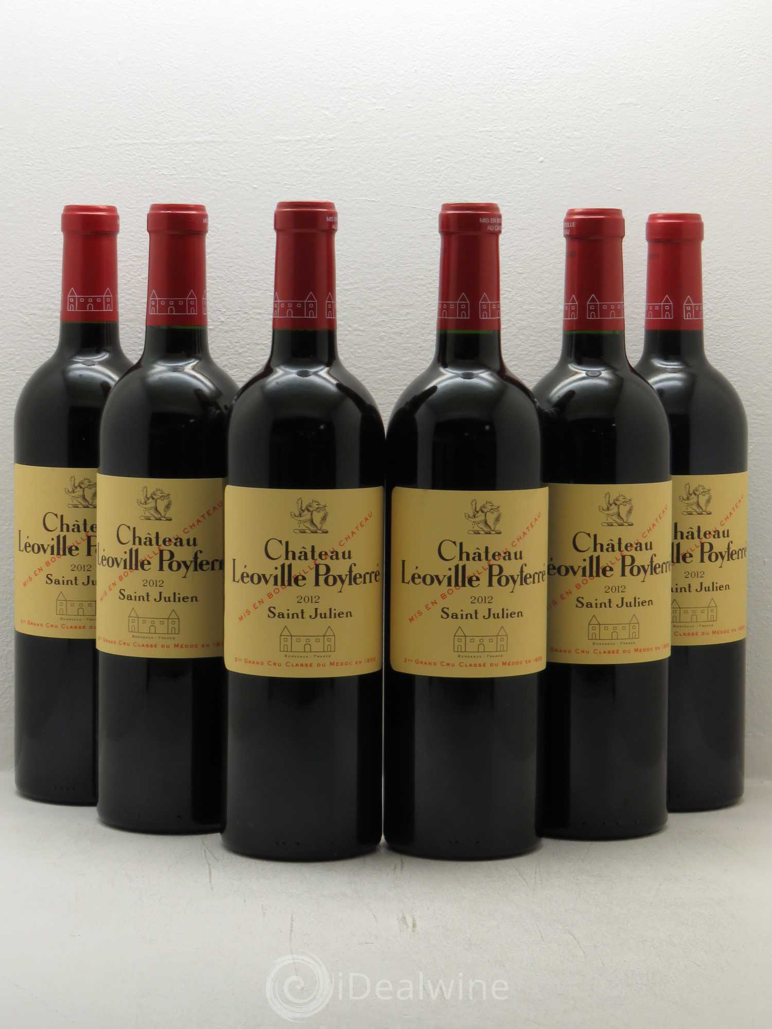 Château Léoville Poyferré 2ème Grand Cru Classé 2012 - Lot de 6 bouteilles - 0