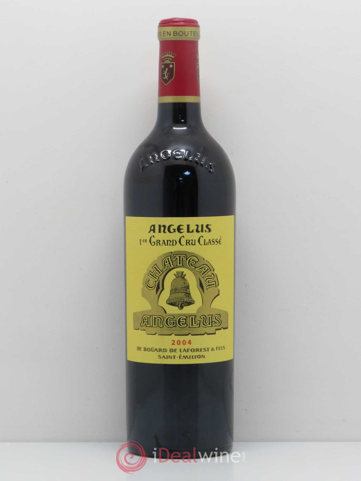 Château Angélus 1er Grand Cru Classé A 2004 - Lot de 1 bouteille - 0