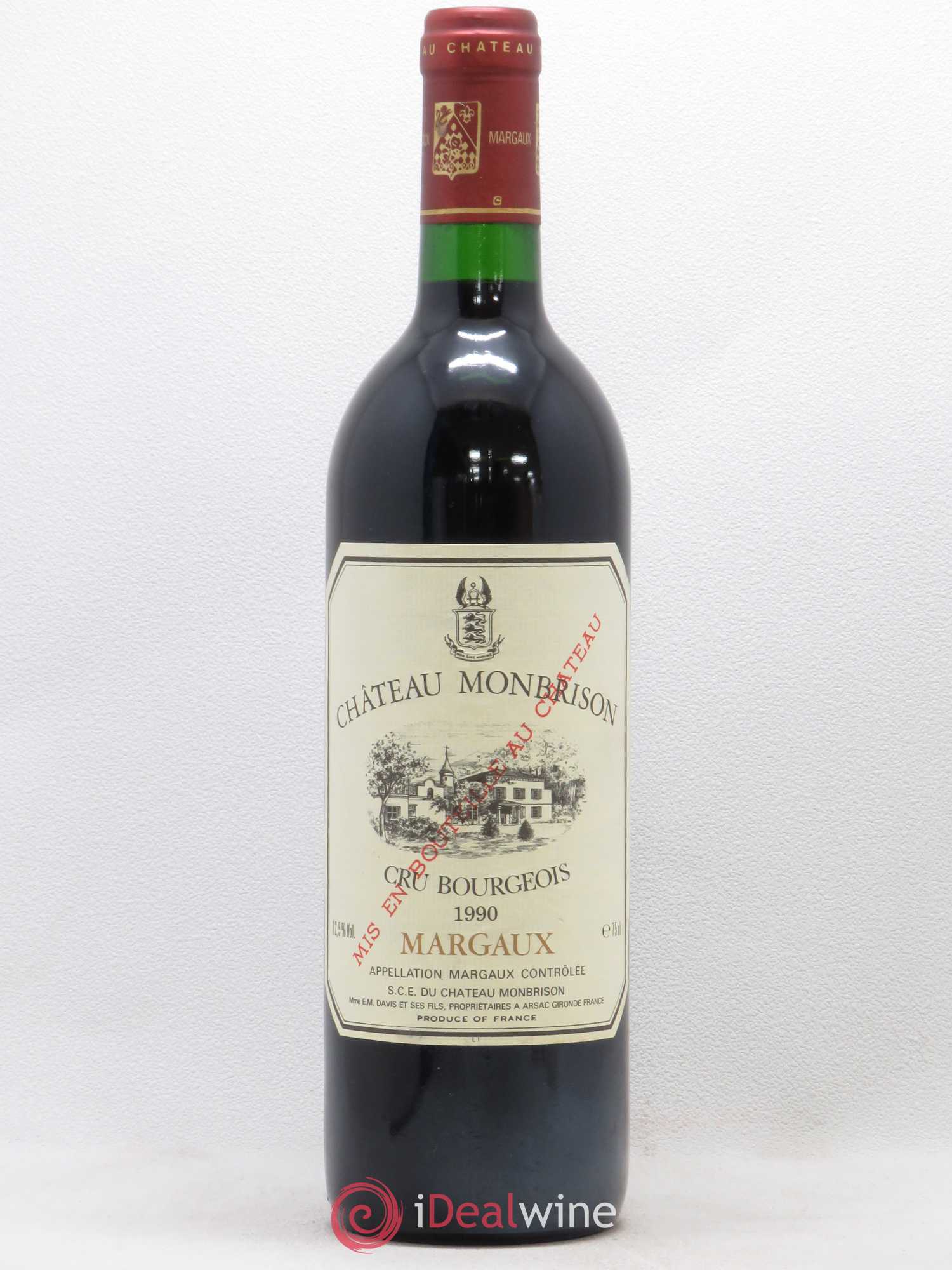 Château Monbrison 1990 - Lot de 1 bouteille - 0