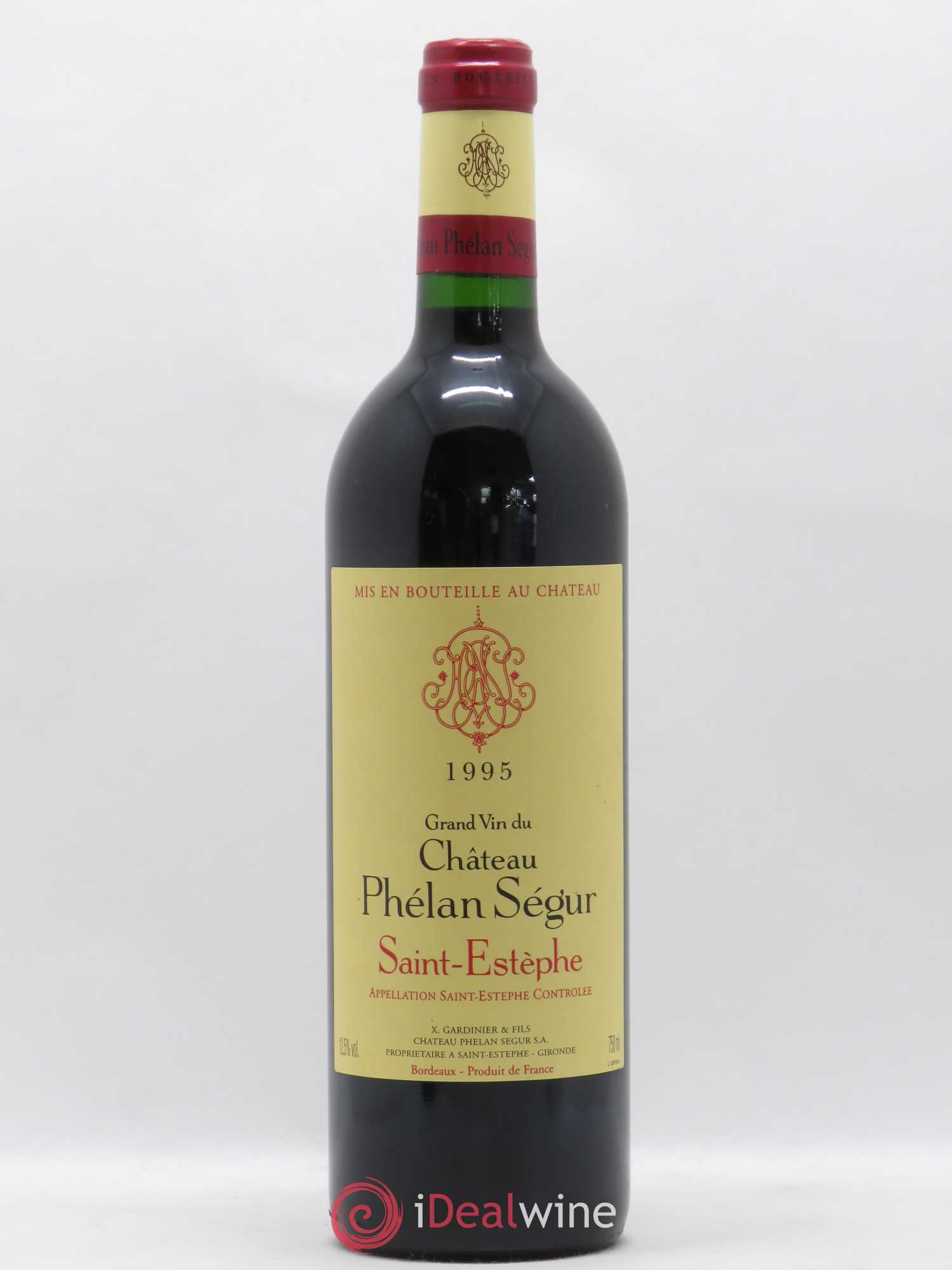 Château Phélan Ségur 1995 - Lot de 1 bouteille - 0