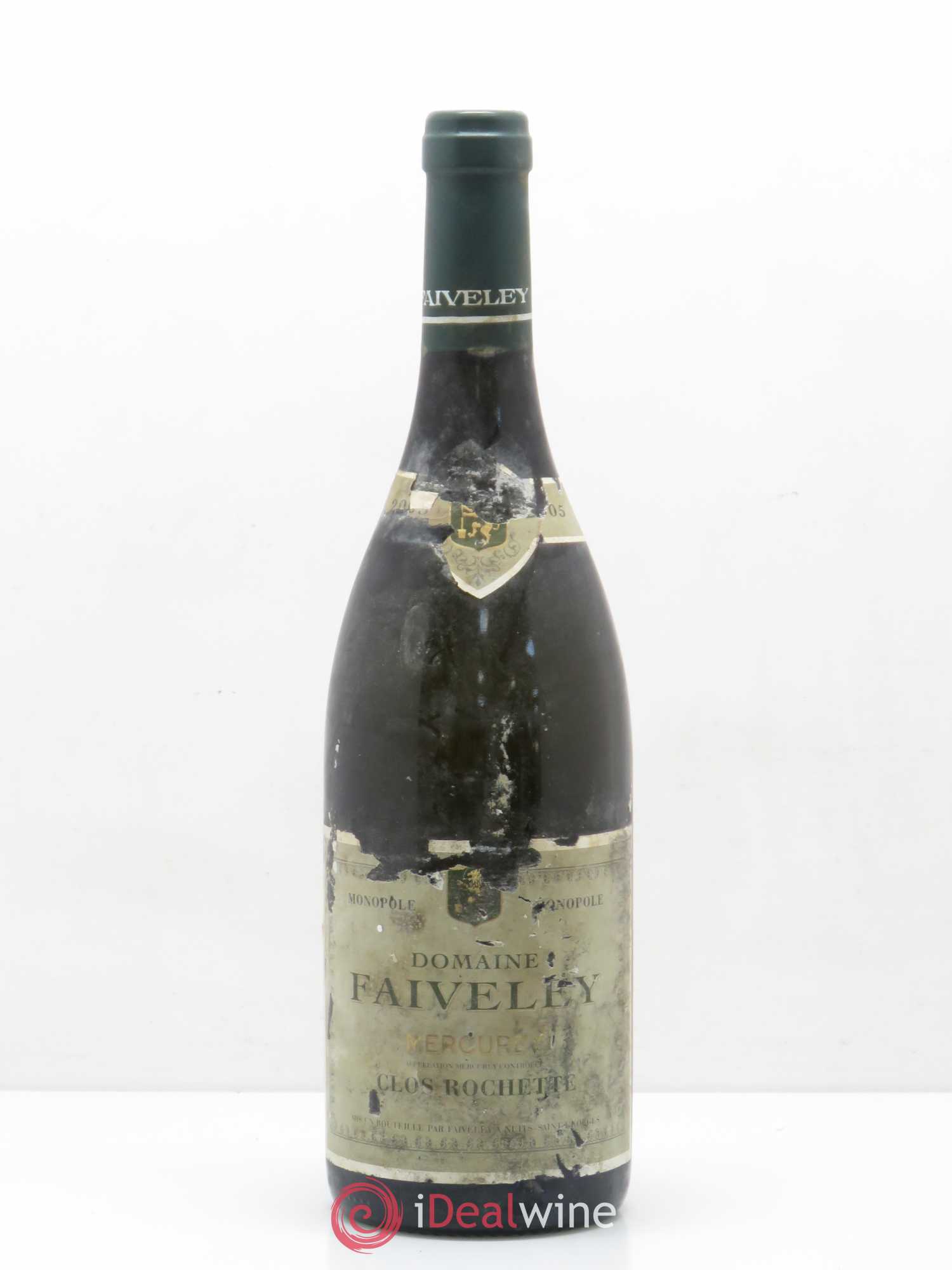 Mercurey Clos Rochette D. Faiveley 2005 - Lot de 1 bouteille - 0