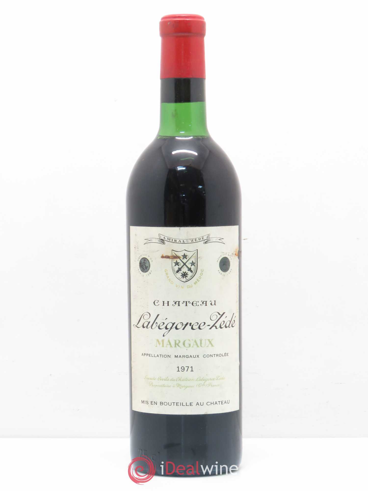 Château Labegorce Zédé Cru Bourgeois 1971 - Lot de 1 bouteille - 0