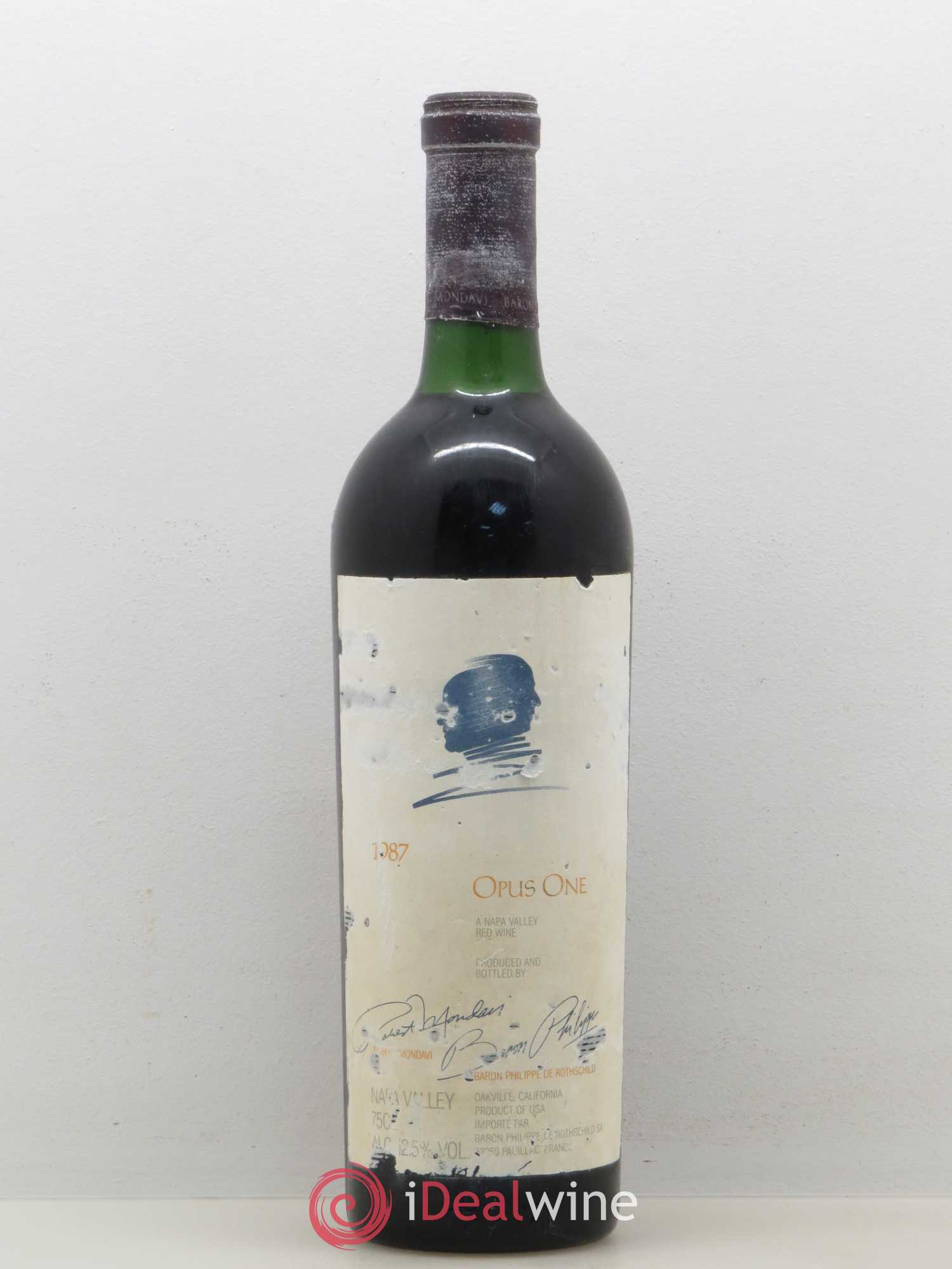 Napa Valley Opus One Robert Mondavi 1987 - Lot de 1 bouteille - 0