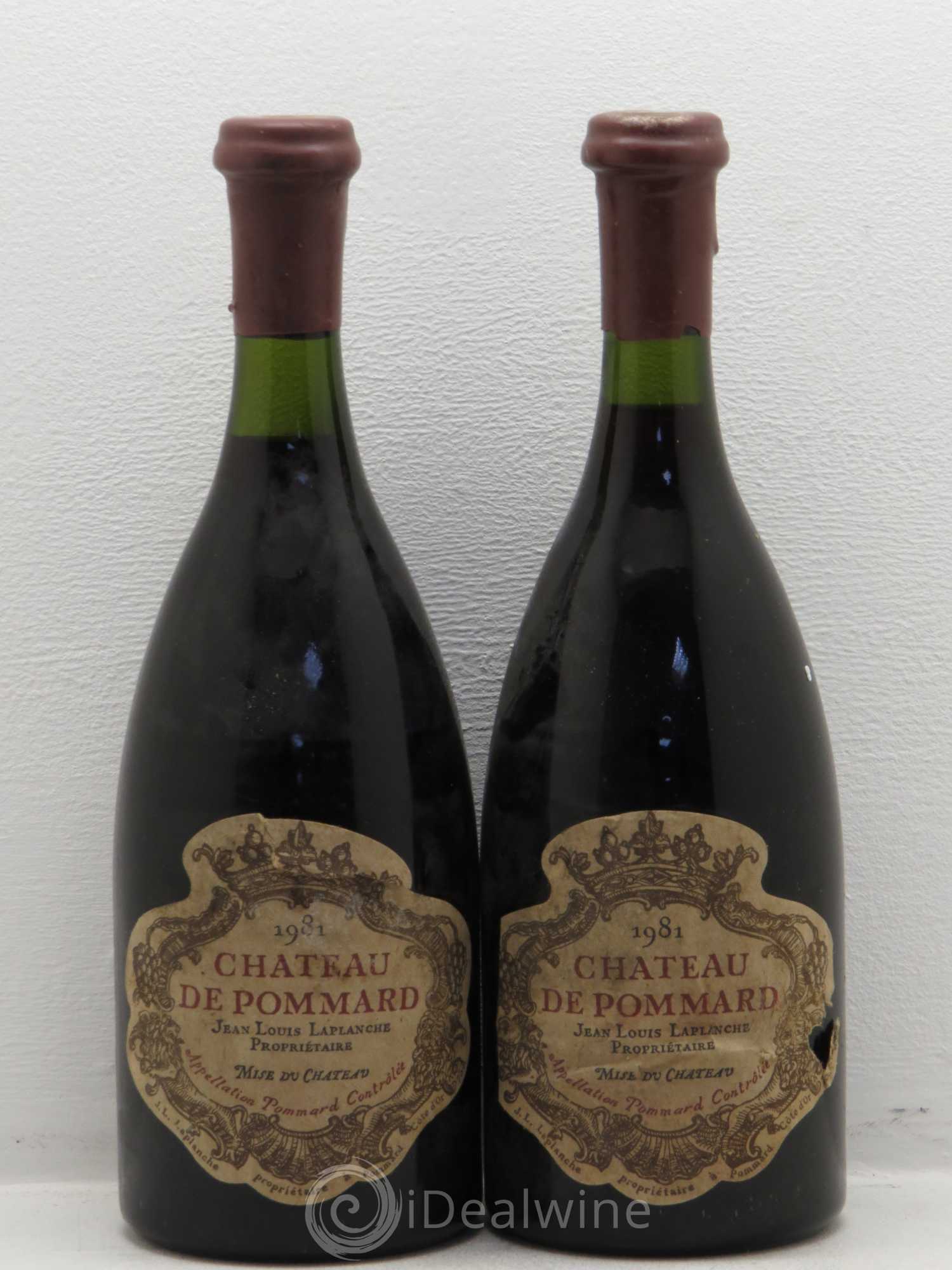 Pommard Château de Pommard 1981 - Lot de 2 bouteilles - 0