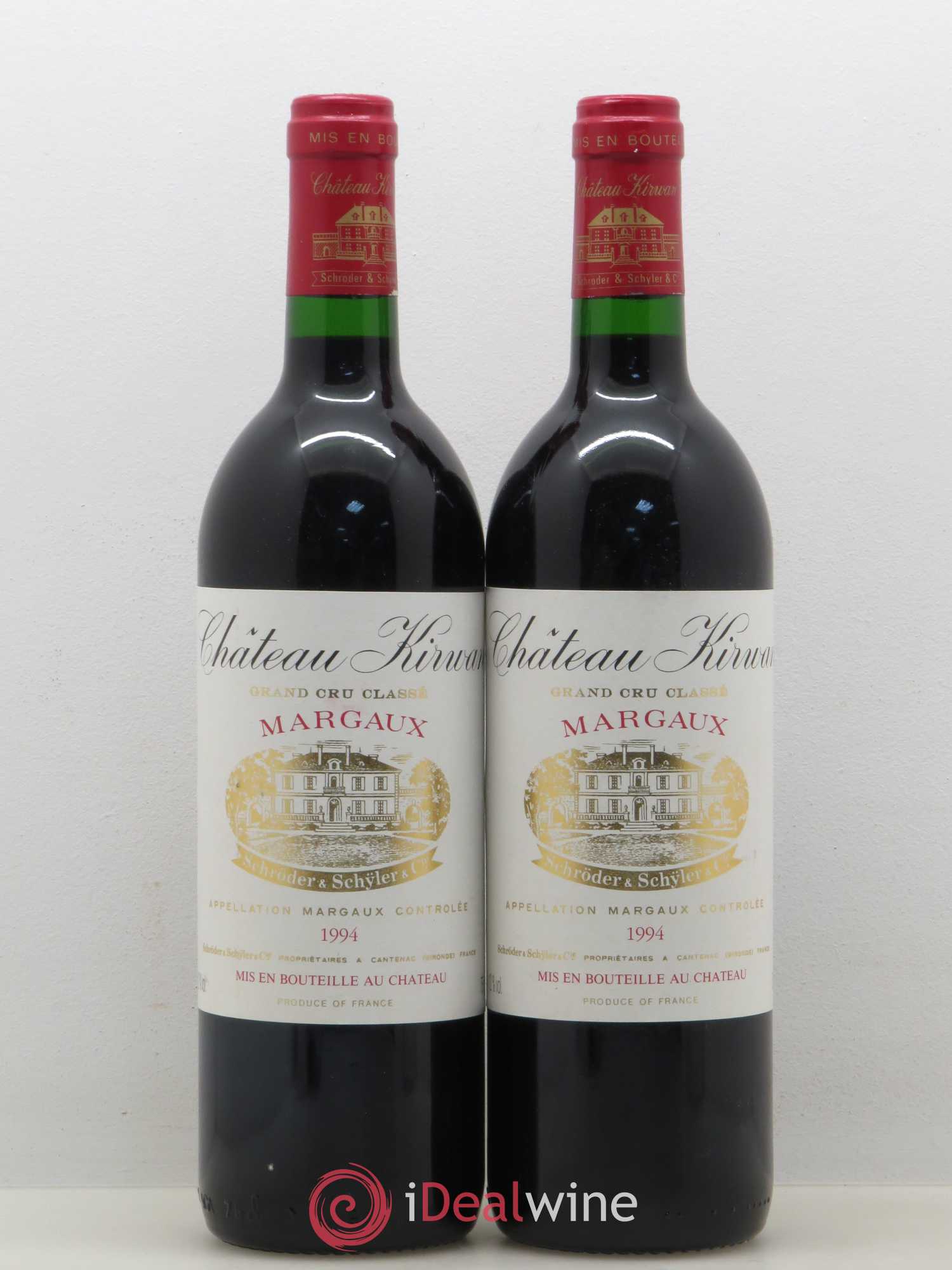 Château Kirwan 3ème Grand Cru Classé 1994 - Lot de 2 bouteilles - 0