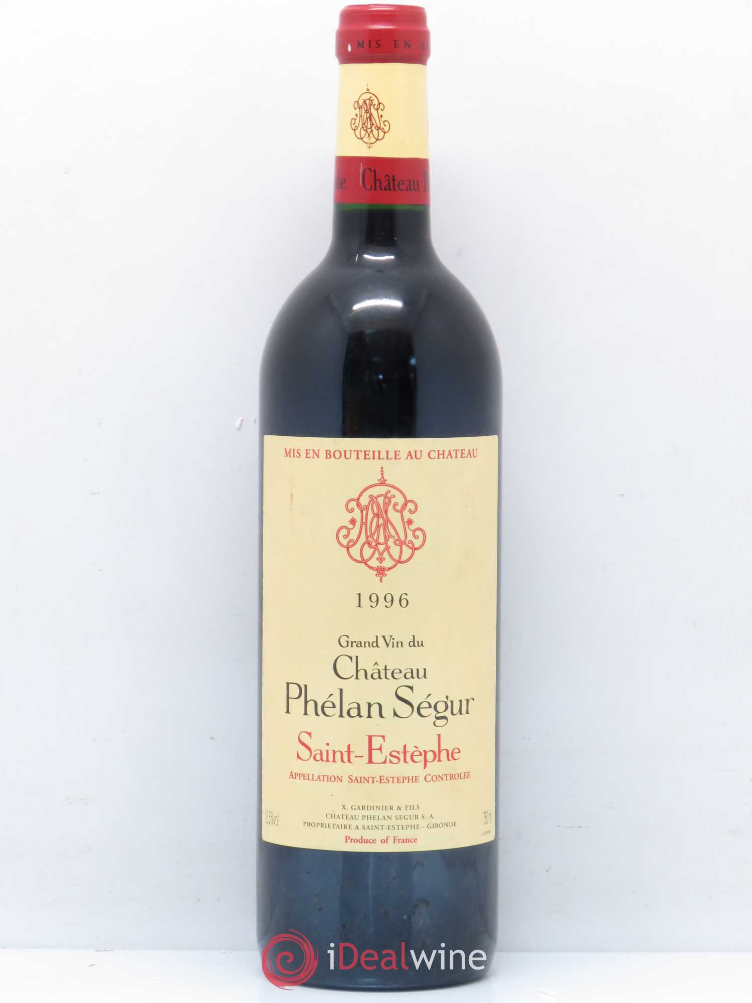 Château Phélan Ségur 1996 - Lot de 1 bouteille - 0