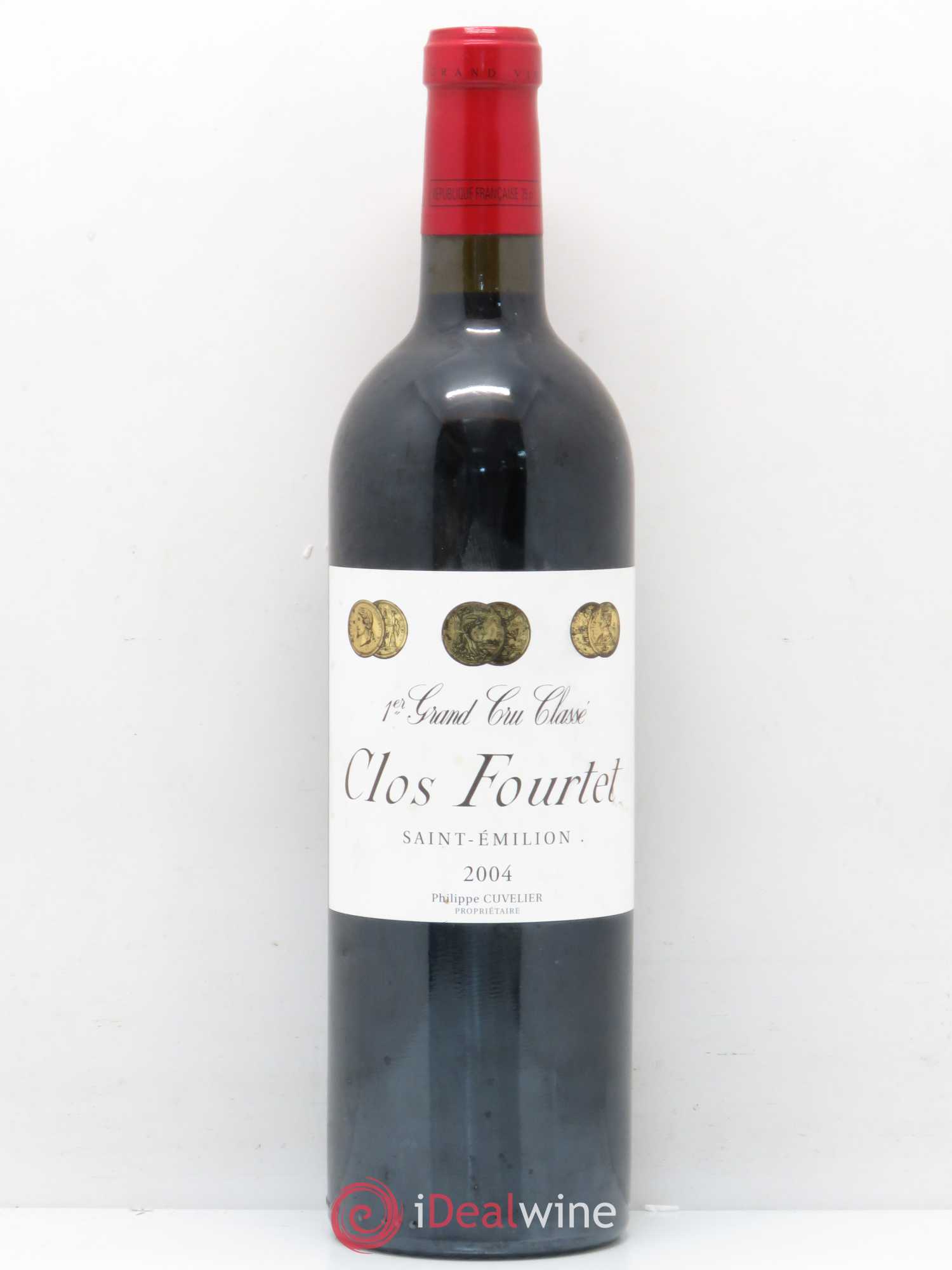 Clos Fourtet 1er Grand Cru Classé B 2004 - Lot de 1 bouteille - 0