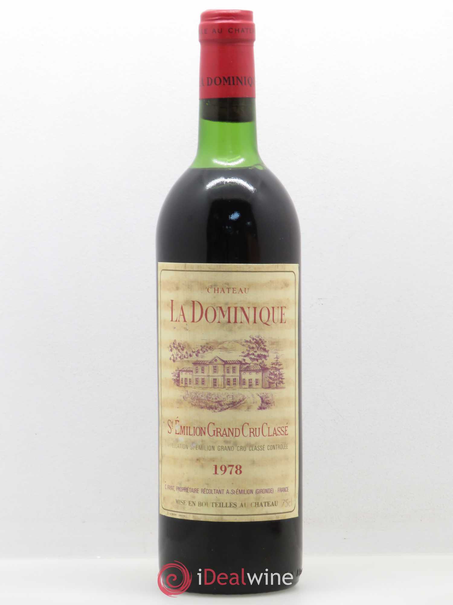 Château la Dominique Grand Cru Classé 1978 - Lot of 1 bottle - 0