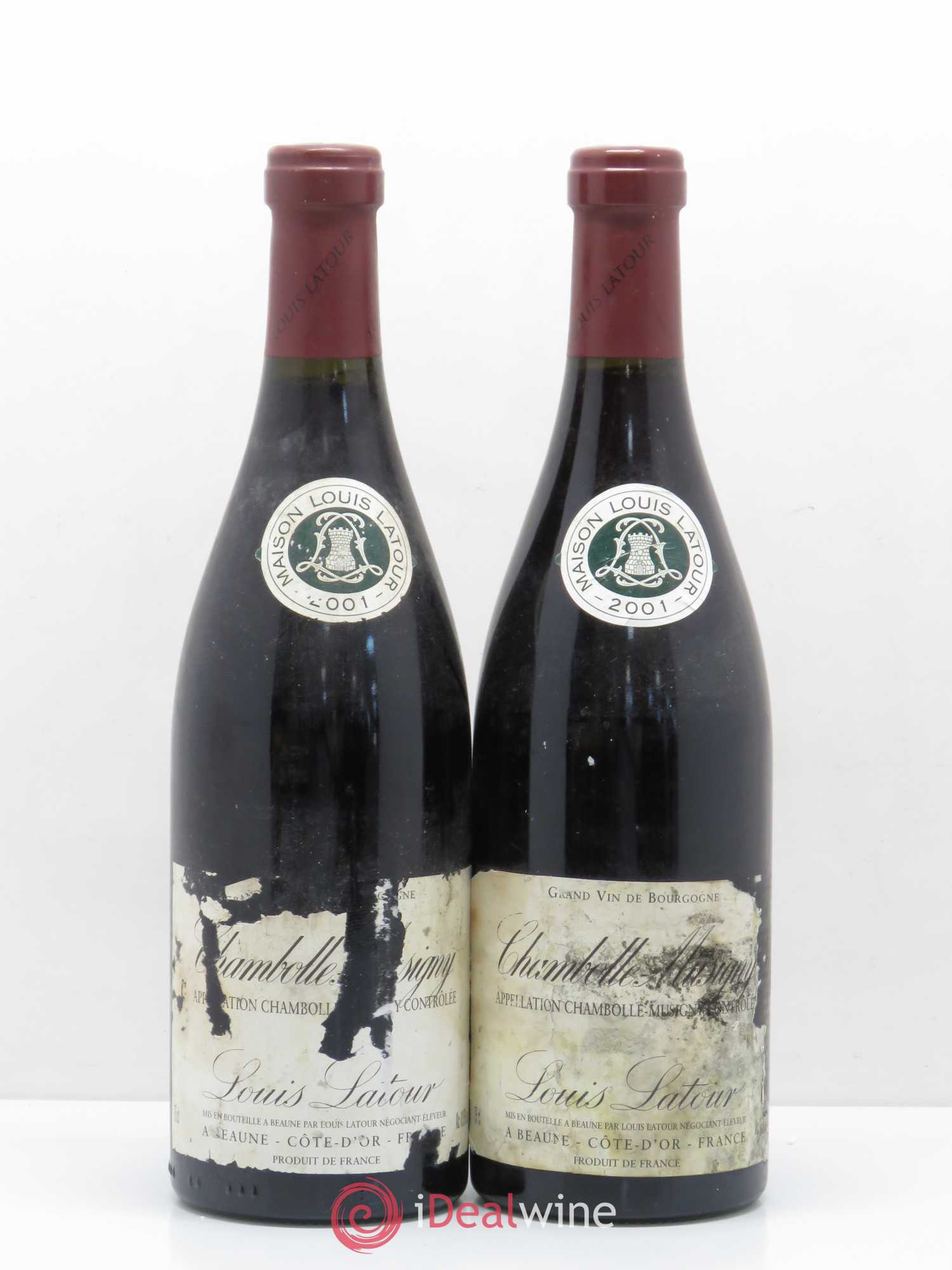 Chambolle-Musigny L. Latour 2001 - Posten von 2 Flaschen - 0