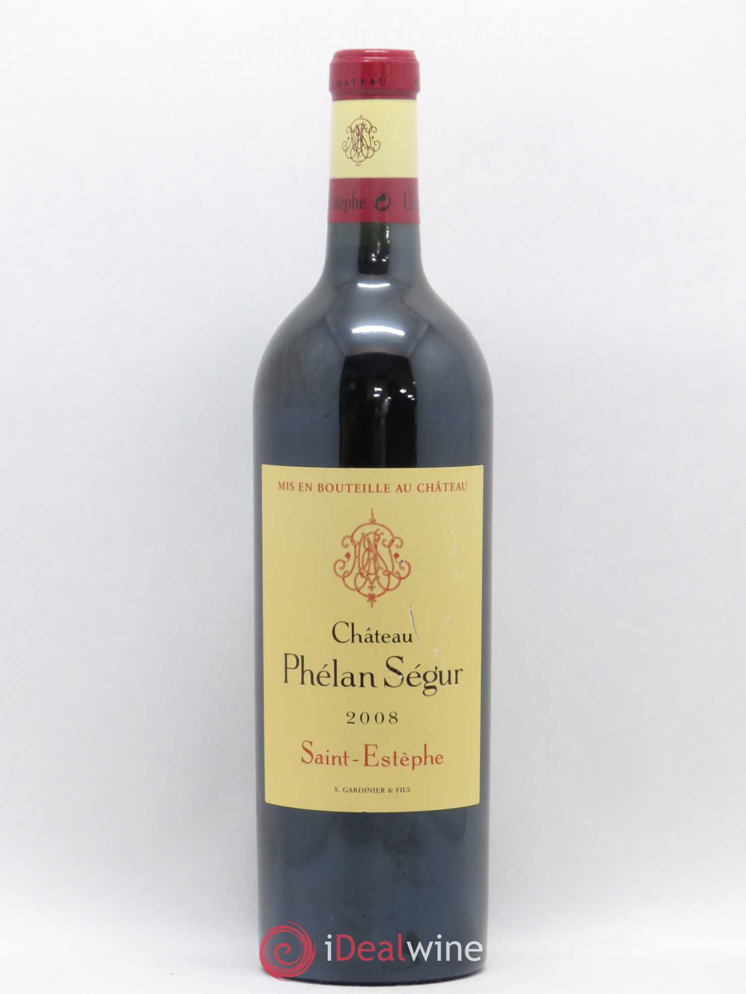 Château Phélan Ségur 2008 - Lot de 1 bouteille - 0