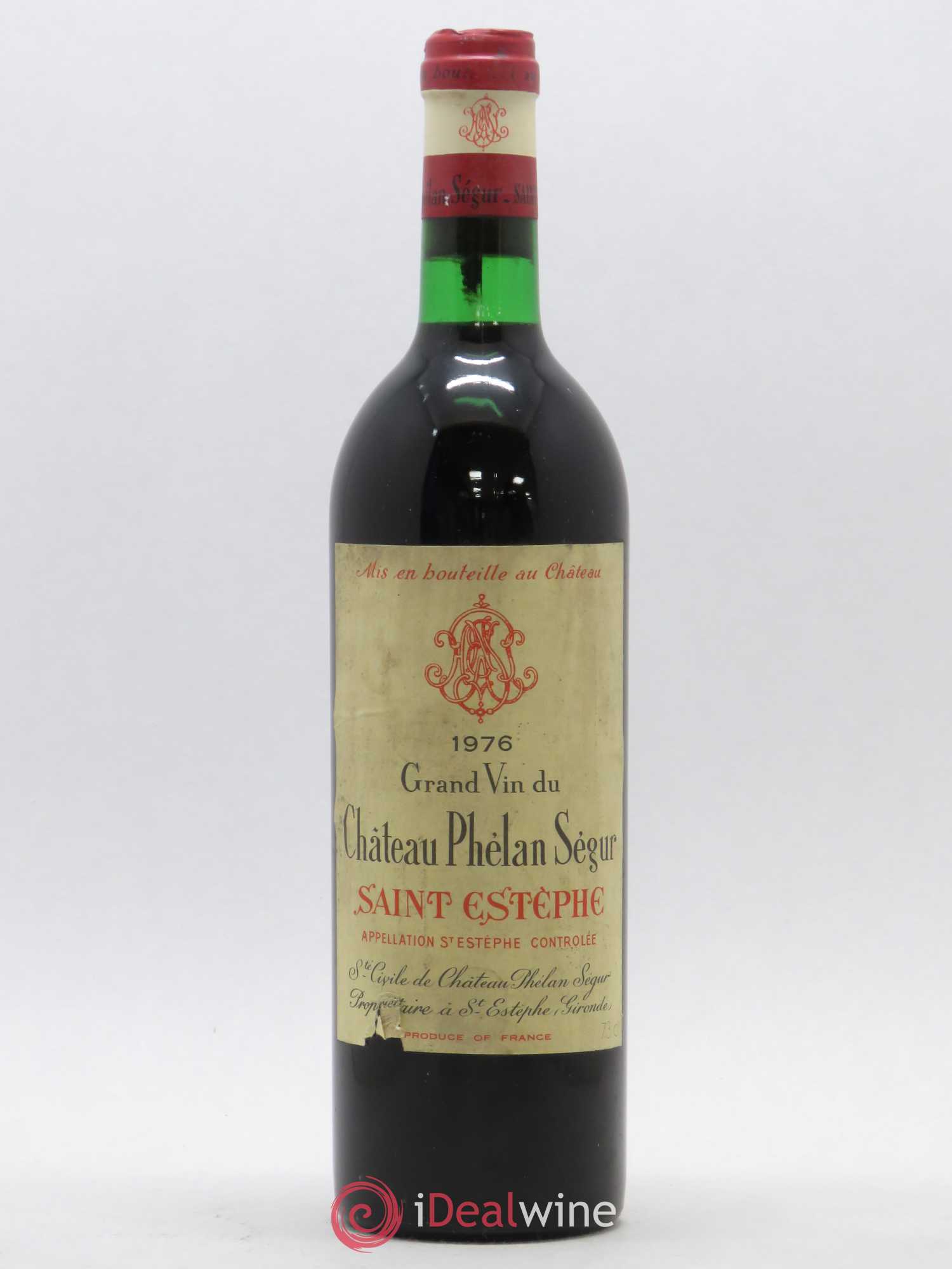 Château Phélan Ségur 1976 - Lot de 1 bouteille - 0