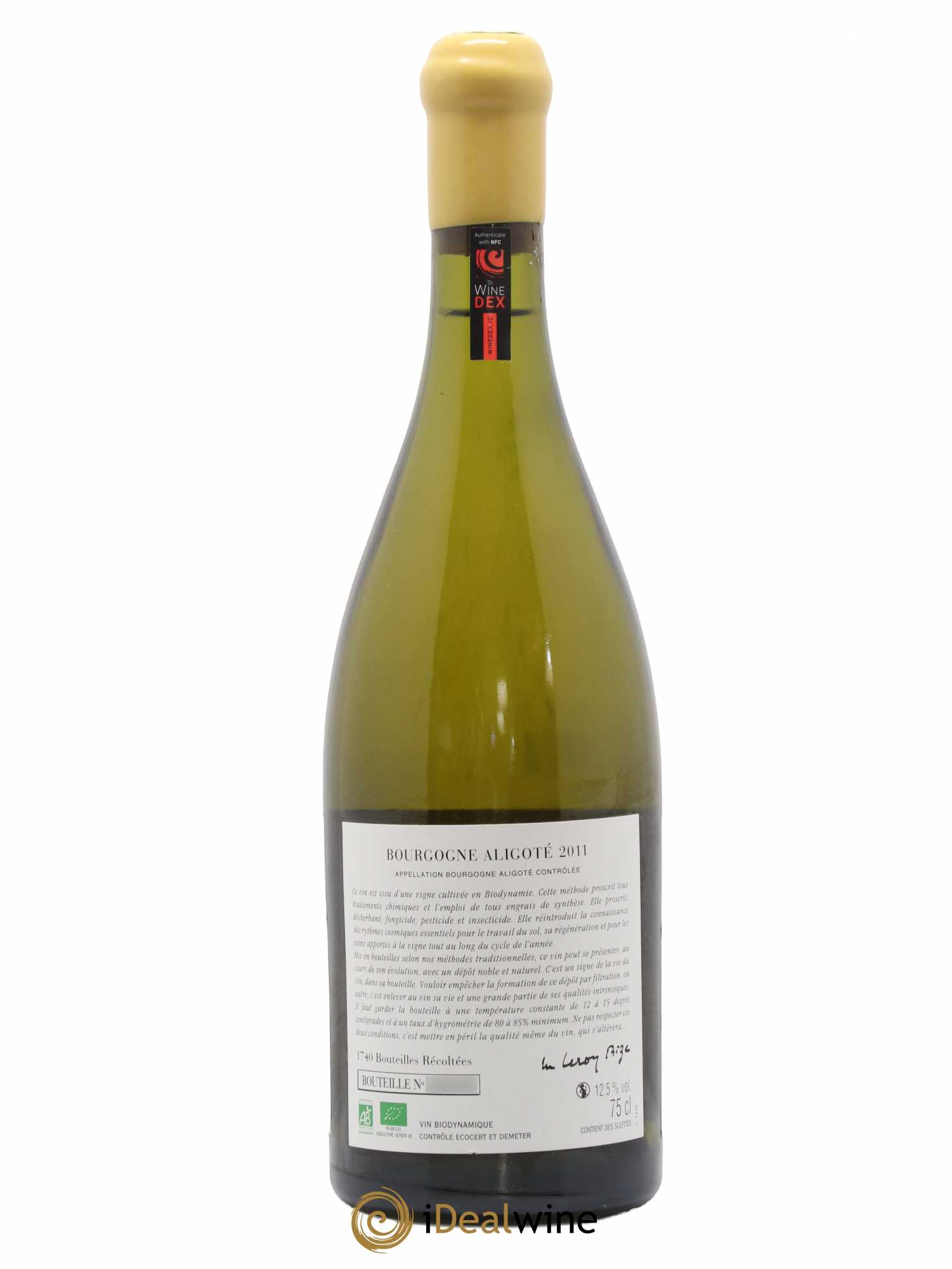 Bourgogne Aligoté Sous Chatelet d'Auvenay (Domaine) 2011 - Lot de 1 bouteille - 1
