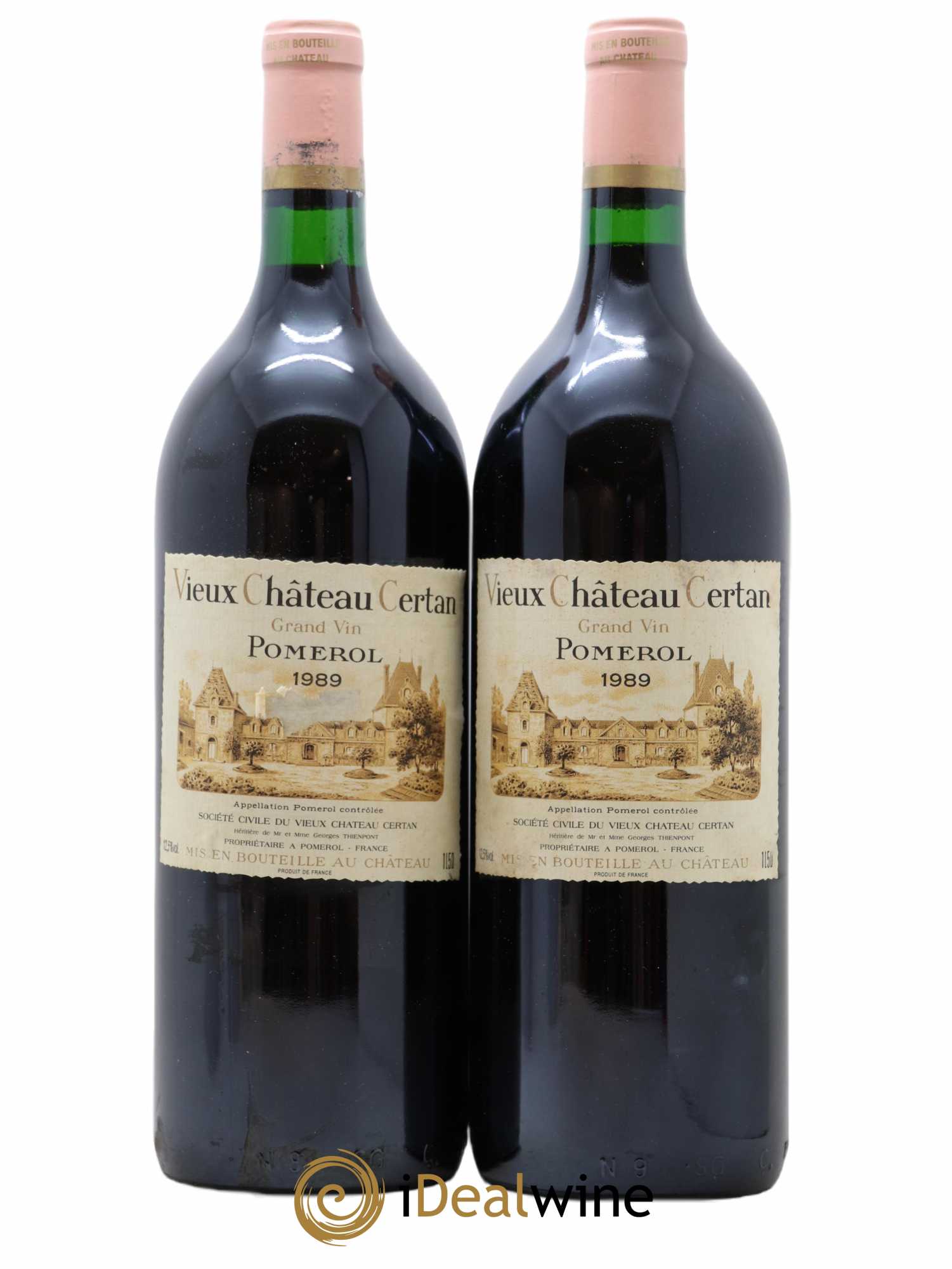 Vieux Château Certan 1989 - Lot de 2 magnums - 0