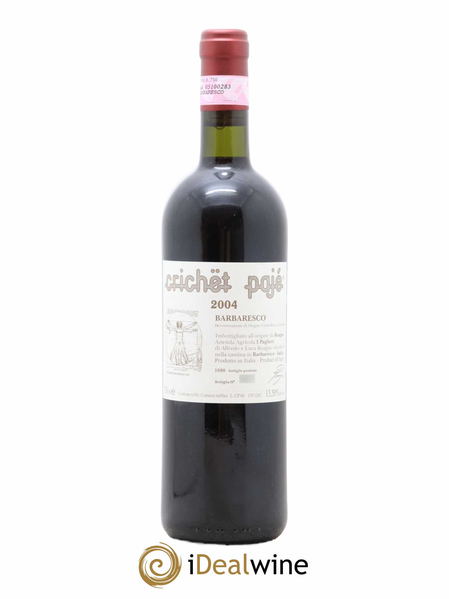 Barbaresco DOCG Crichet Pajé Roagna 2004 - Lot de 1 bouteille - 0