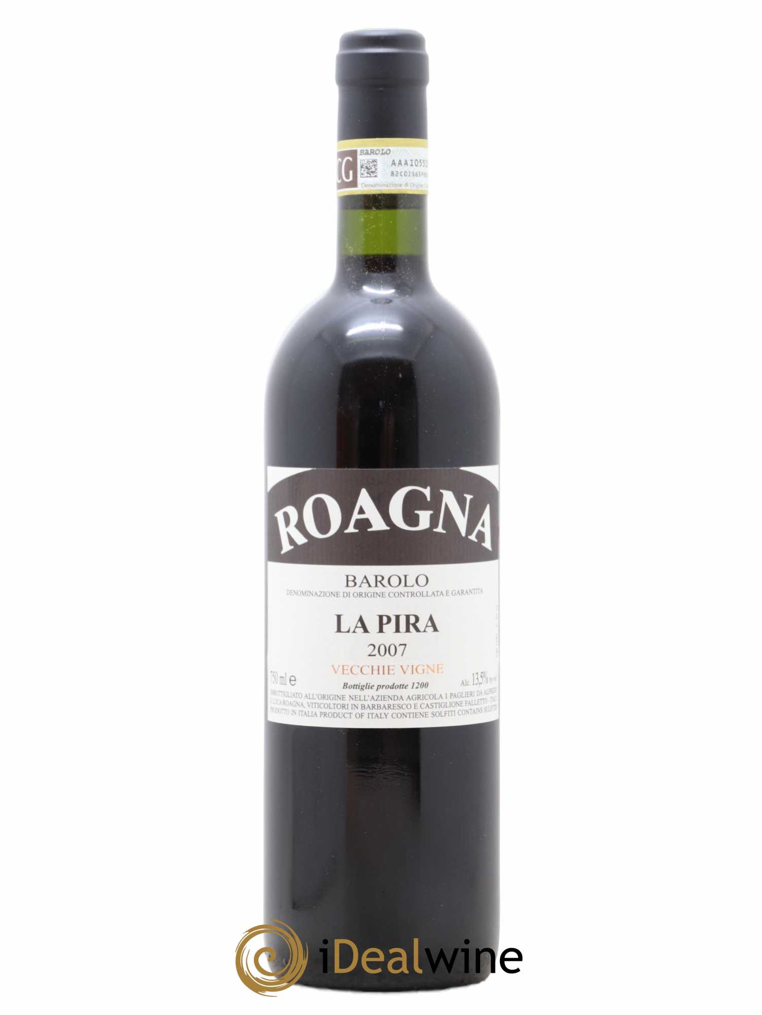 Barolo DOCG Pira Vecchie Viti Roagna 2007 - Lot de 1 bouteille - 0