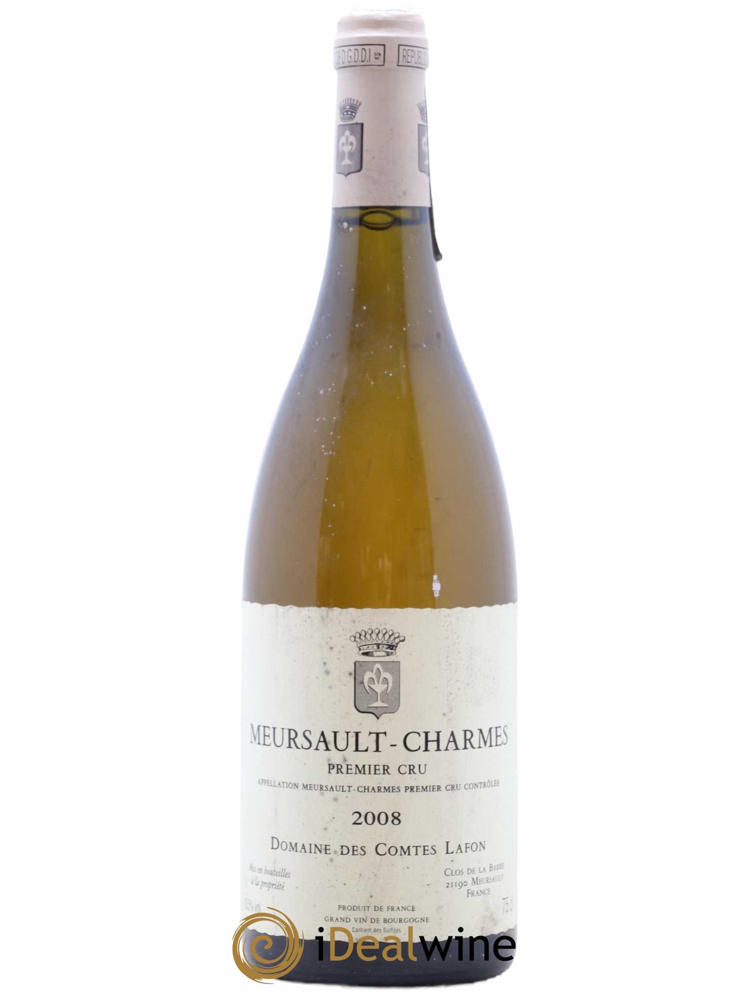 Meursault 1er Cru Charmes Comtes Lafon (Domaine des) 2008 - Lot de 1 bouteille - 0