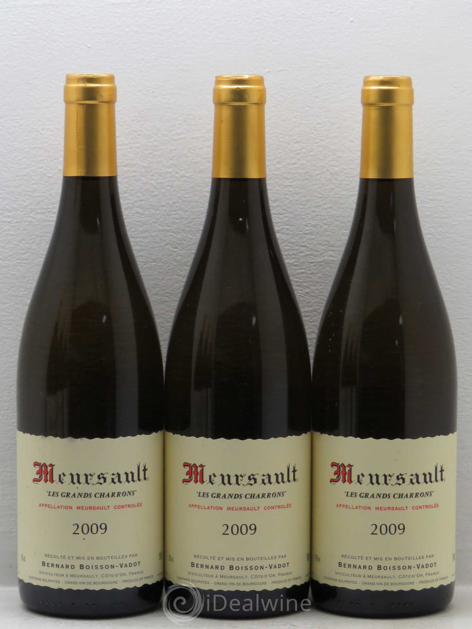 Meursault Les Grands Charrons Boisson-Vadot (Domaine) 2009 - Lot de 6 bouteilles - 2
