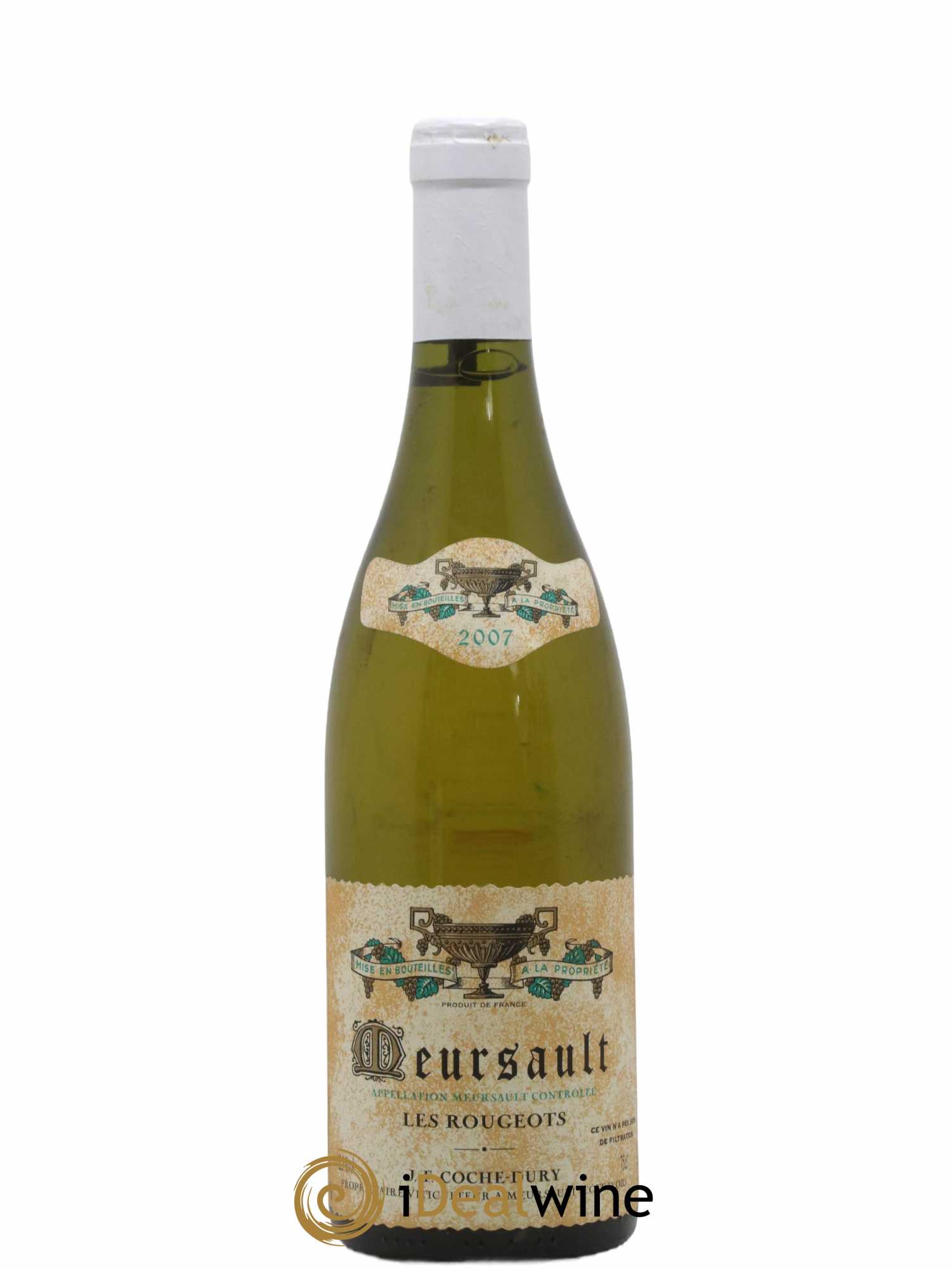 Meursault Les Rougeots Coche Dury (Domaine) 2007 - Lot de 1 bouteille - 0