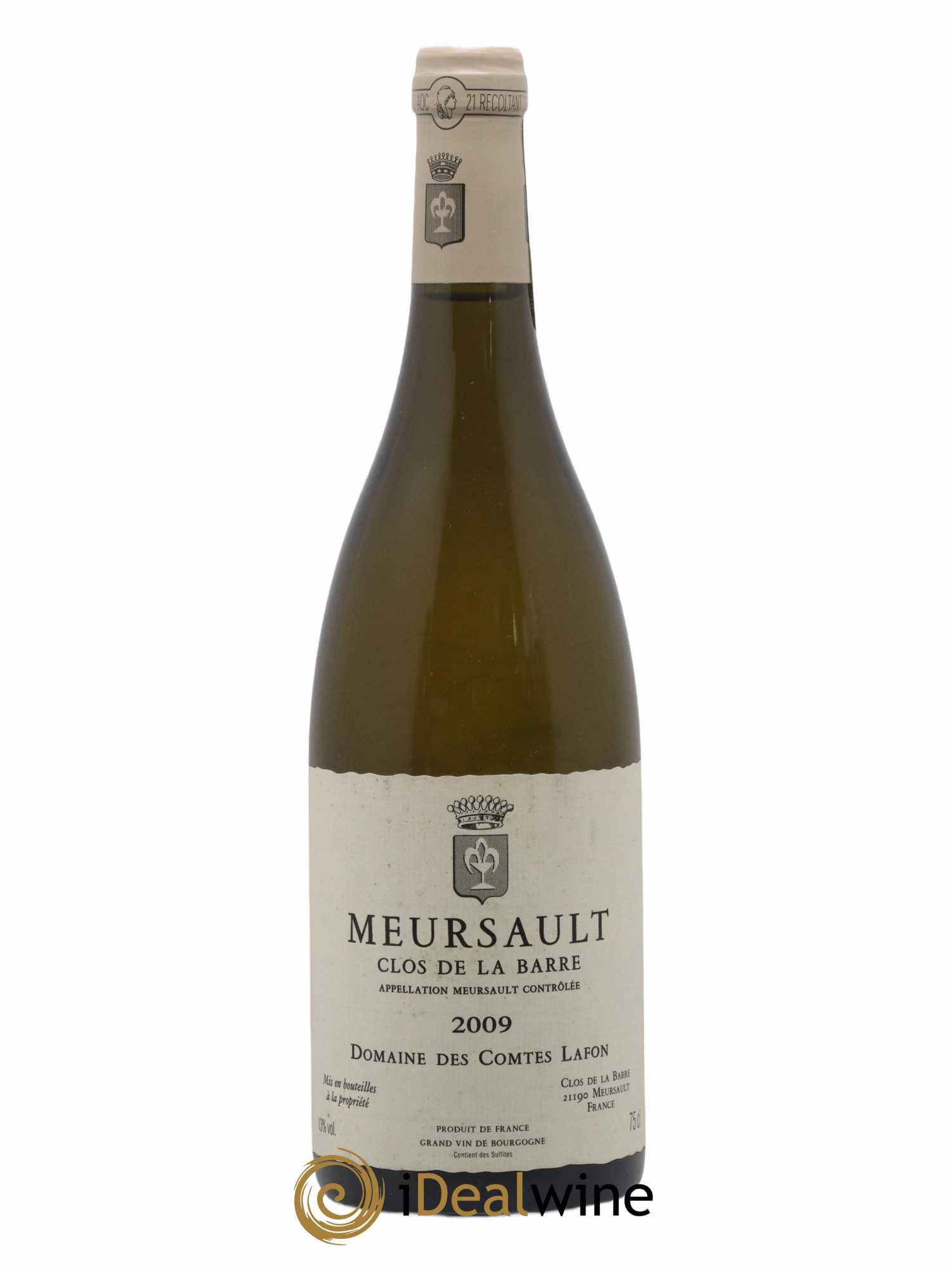 Meursault Clos de la Barre Comtes Lafon (Domaine des) 2009 - Lot de 1 bouteille - 0