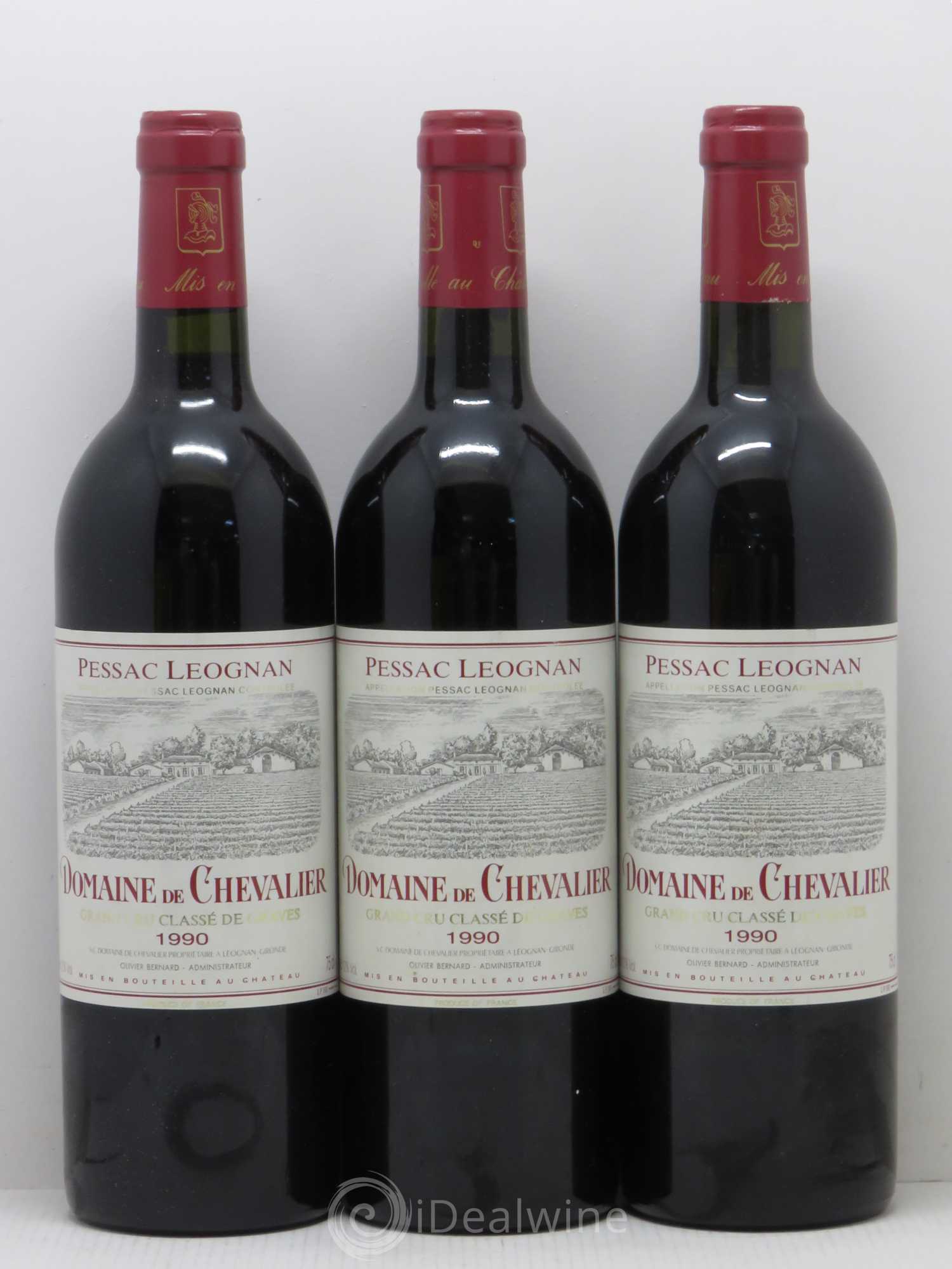 Domaine de Chevalier Cru Classé de Graves 1990 - Lot de 6 bouteilles - 1