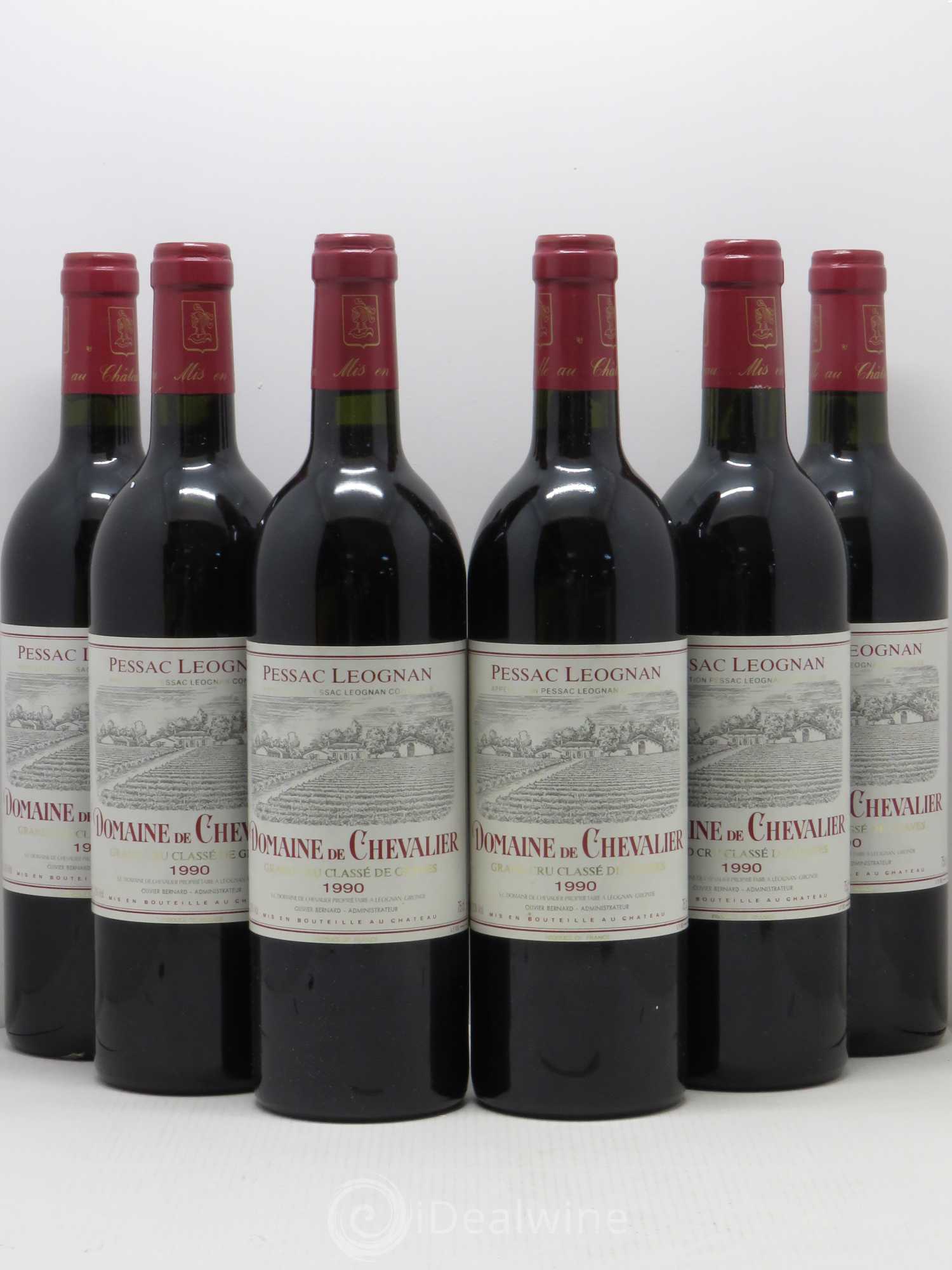 Domaine de Chevalier Cru Classé de Graves 1990 - Lot de 6 bouteilles - 0