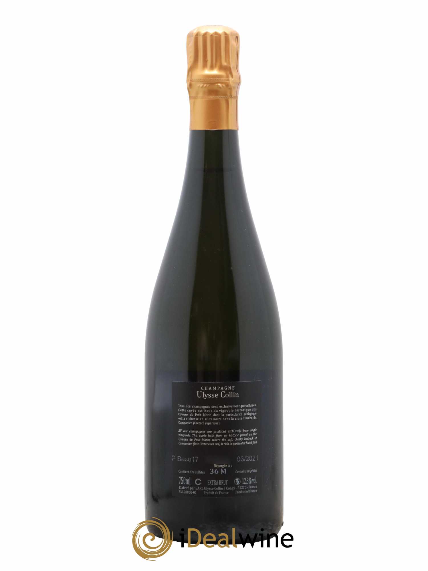 Les Pierrières Blancs de Blancs Extra-Brut Ulysse Collin - Lot de 1 bouteille - 1