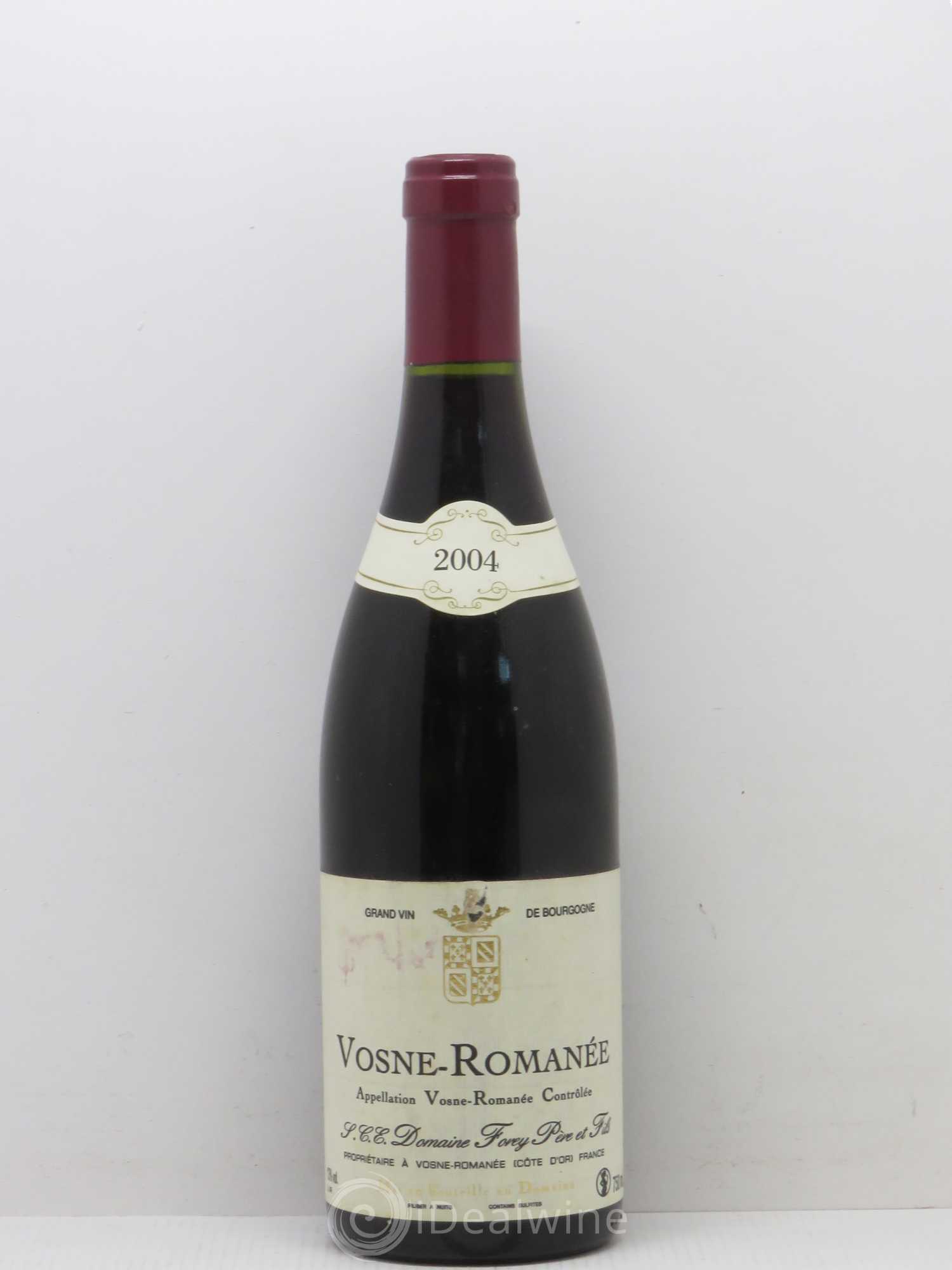 Vosne-Romanée Domaine Forey Père et Fils 2004 - Posten von 1 Flasche - 0