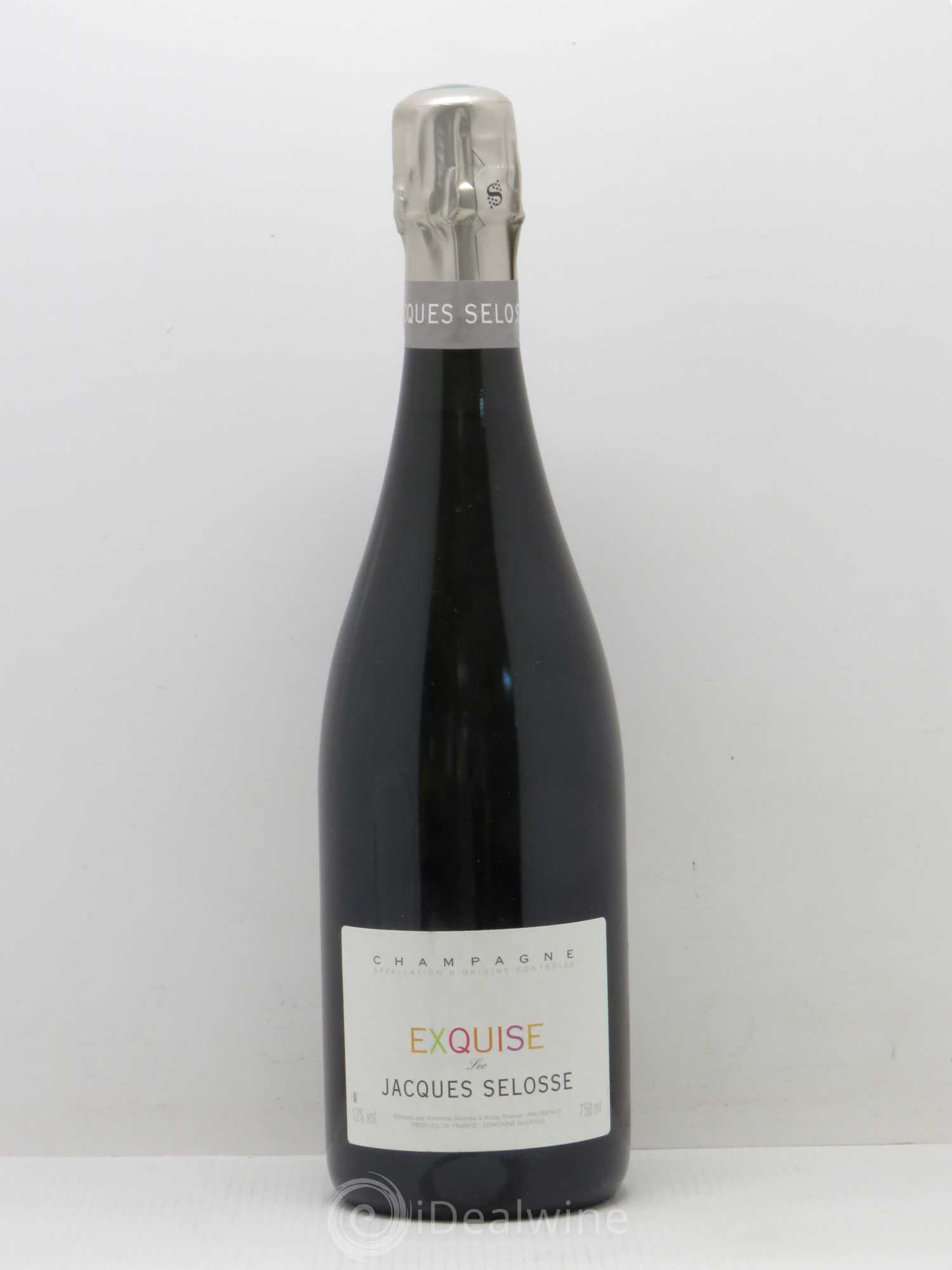 Exquise NV Jacques Selosse Dégorgée en septembre 2010 - Posten von 1 Flasche - 0