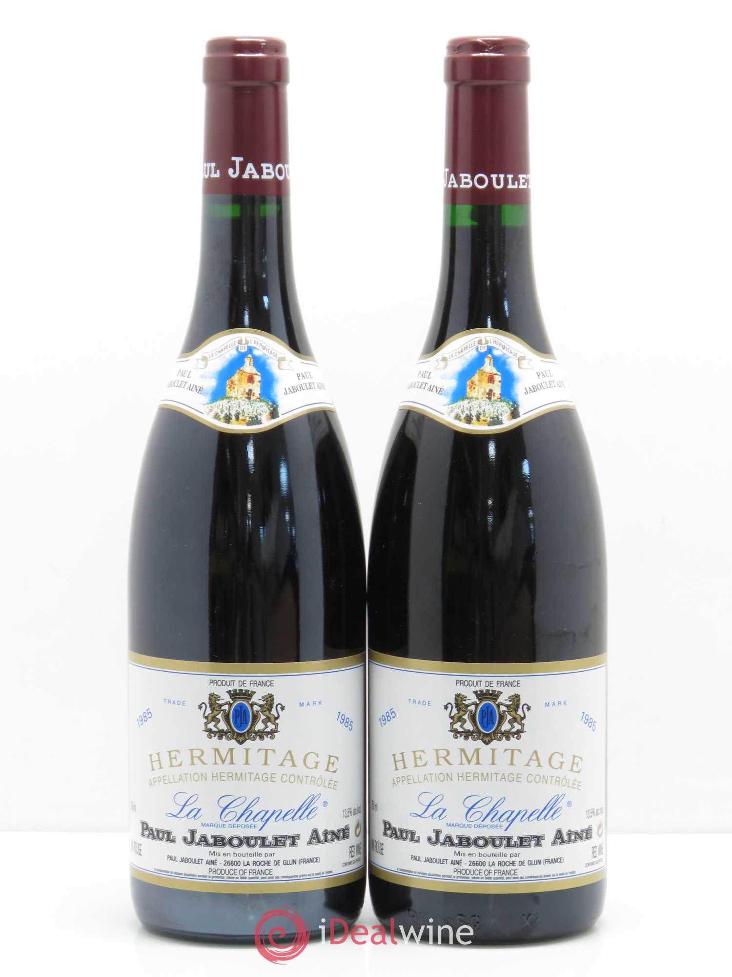 Hermitage La Chapelle Paul Jaboulet Ainé 1985 - Lot de 2 bouteilles - 0